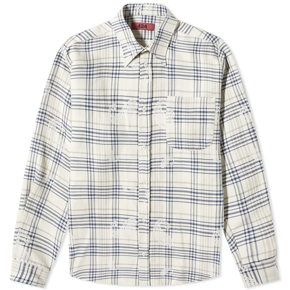 Printed check shirts Clearance