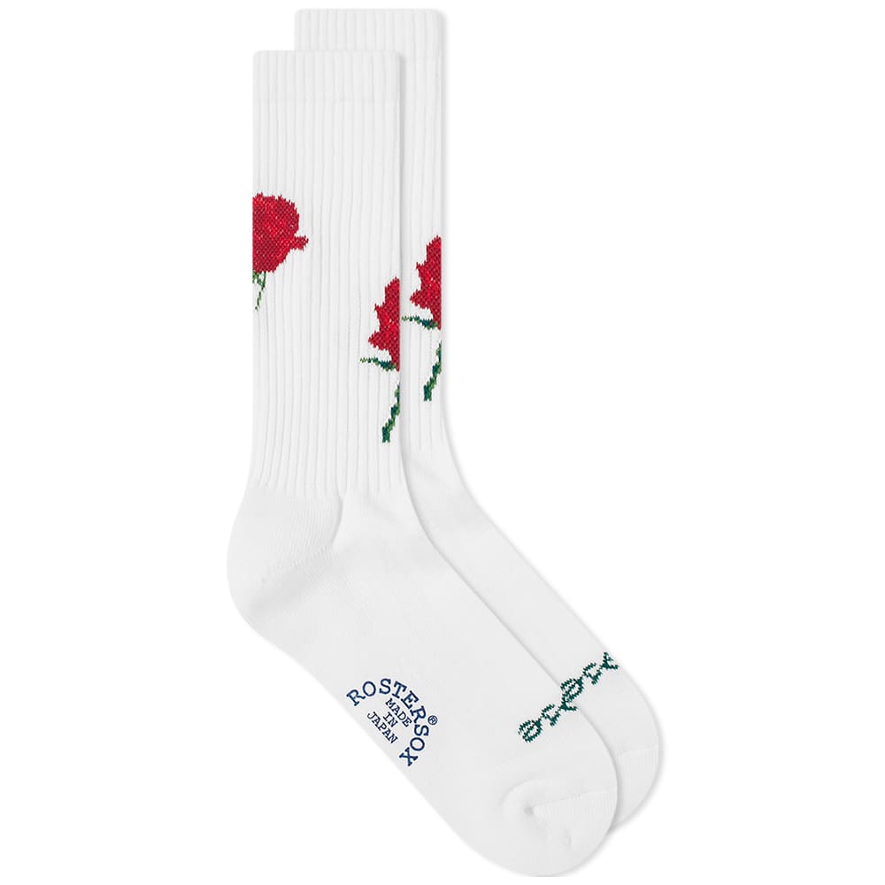 Rostersox Rose Socks White END. (US)