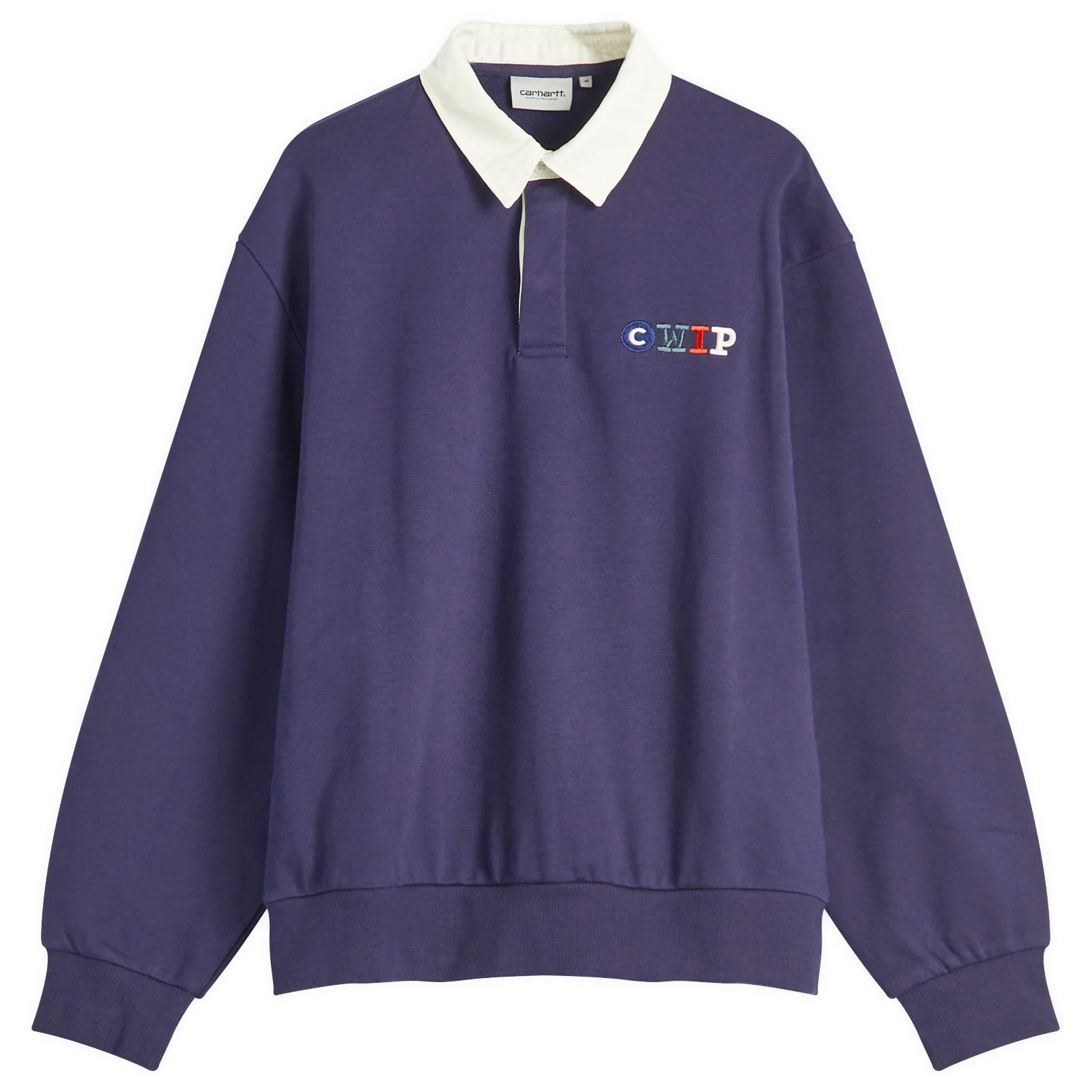 ★2025SS新作★CARHARTT★FLAGS RUGBY SWEATSHIRT Carhartt WIP Flags Rugby Sweatshirt, Space | Official Online