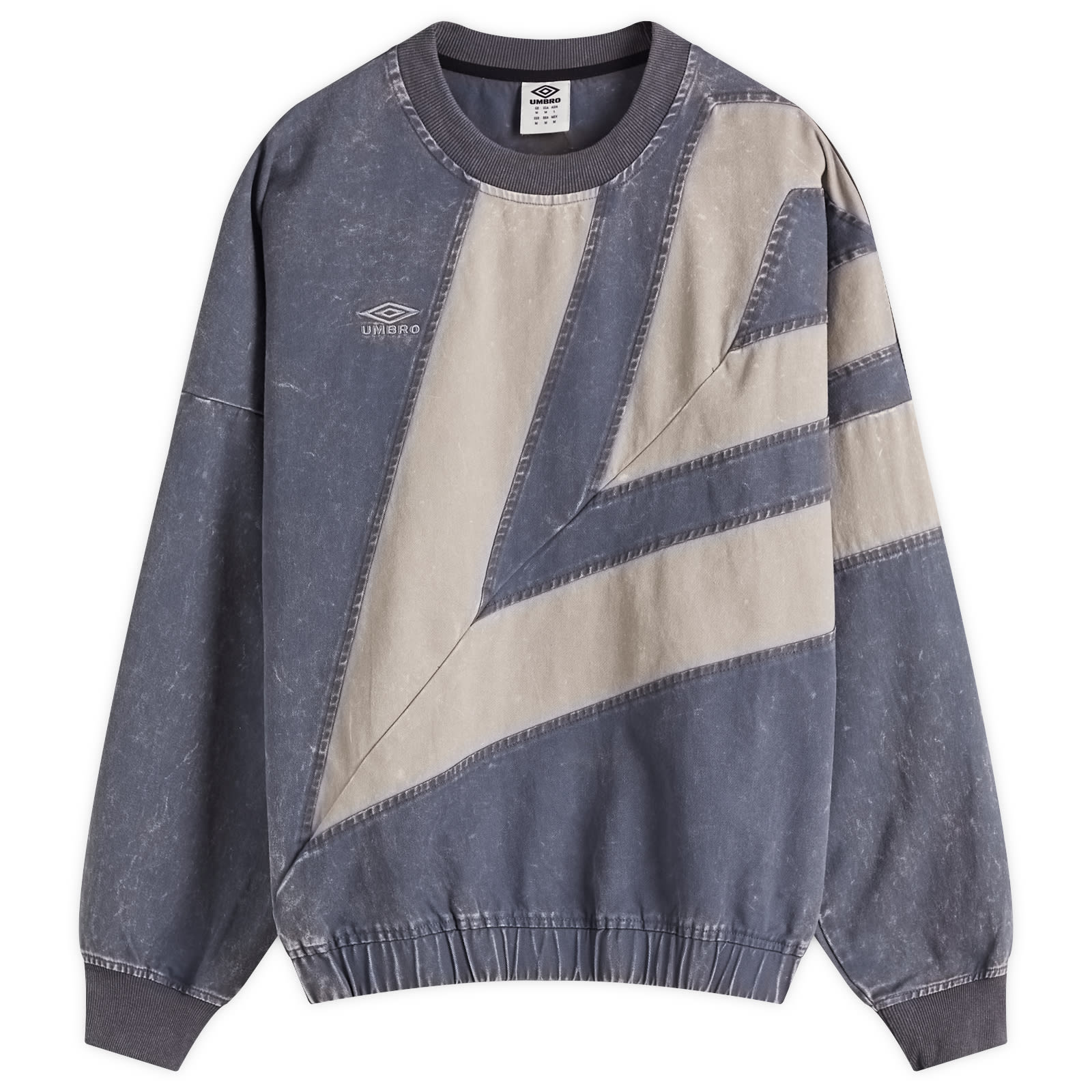 Umbro Washed Diamond Drill Top Blue Mirage | END. (US)