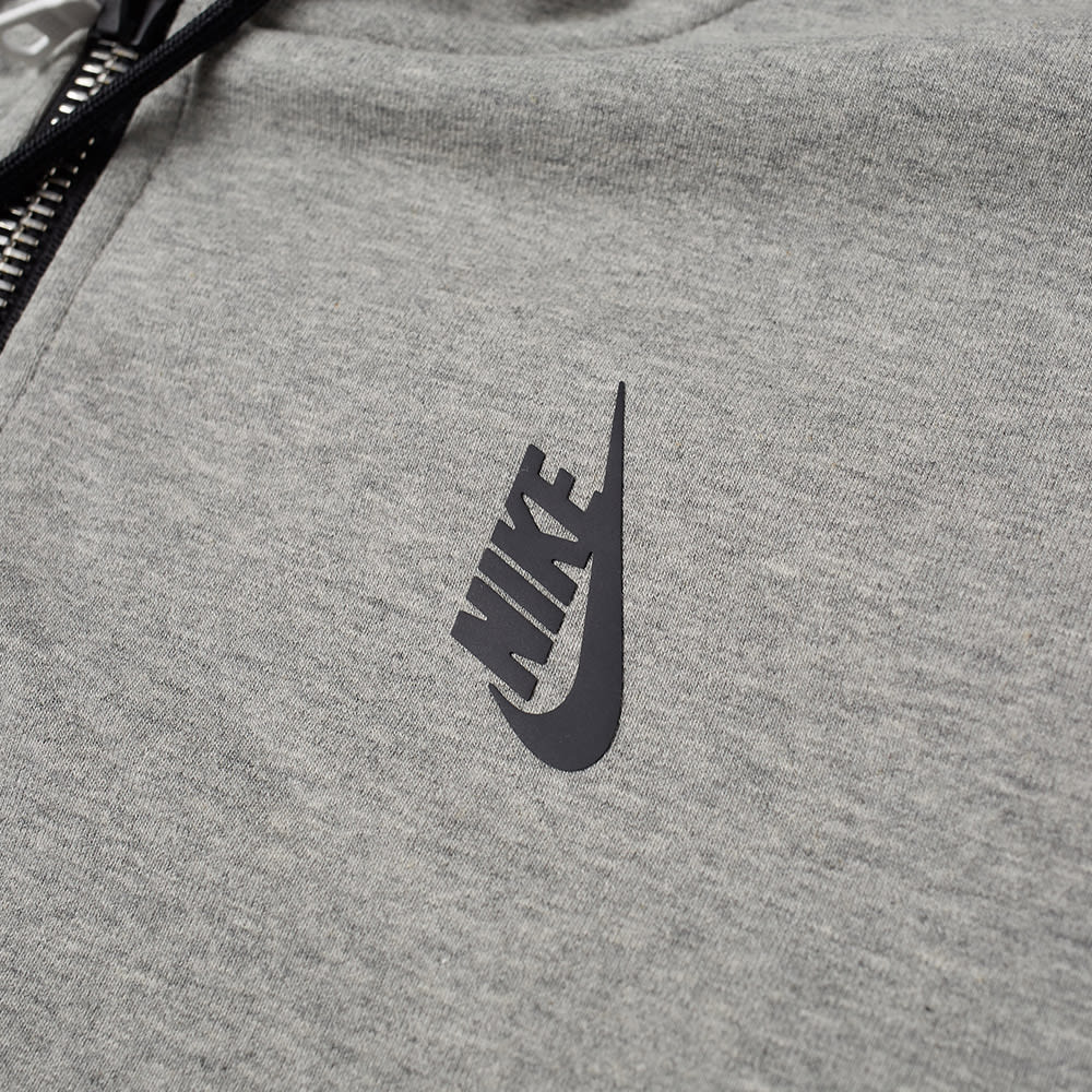 Nike Full Zip Hoody Dark Grey Heather & Black | END. (US)