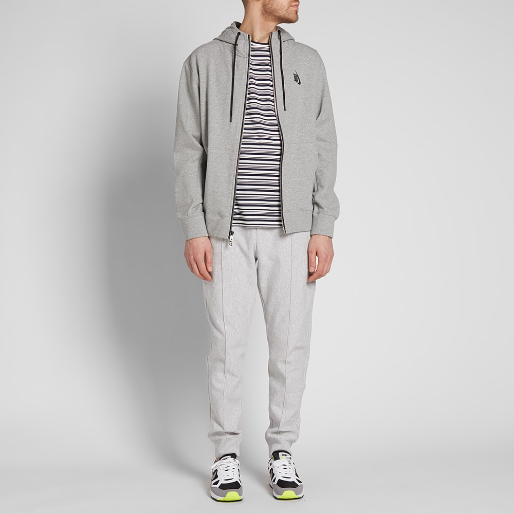 Nike Full Zip Hoody Dark Grey Heather & Black | END. (US)