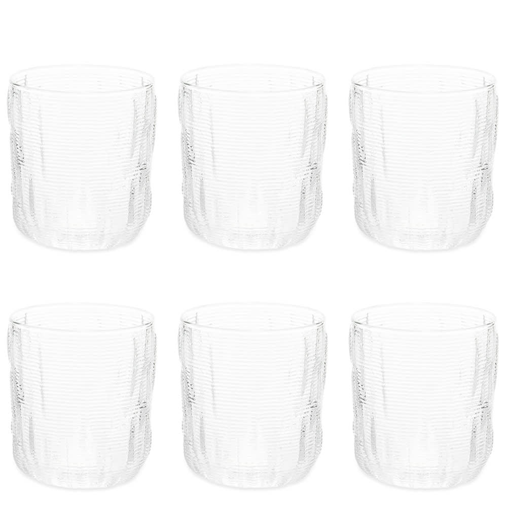 Soho Home Mara Tumbler Glasses Set of Six Clear END.