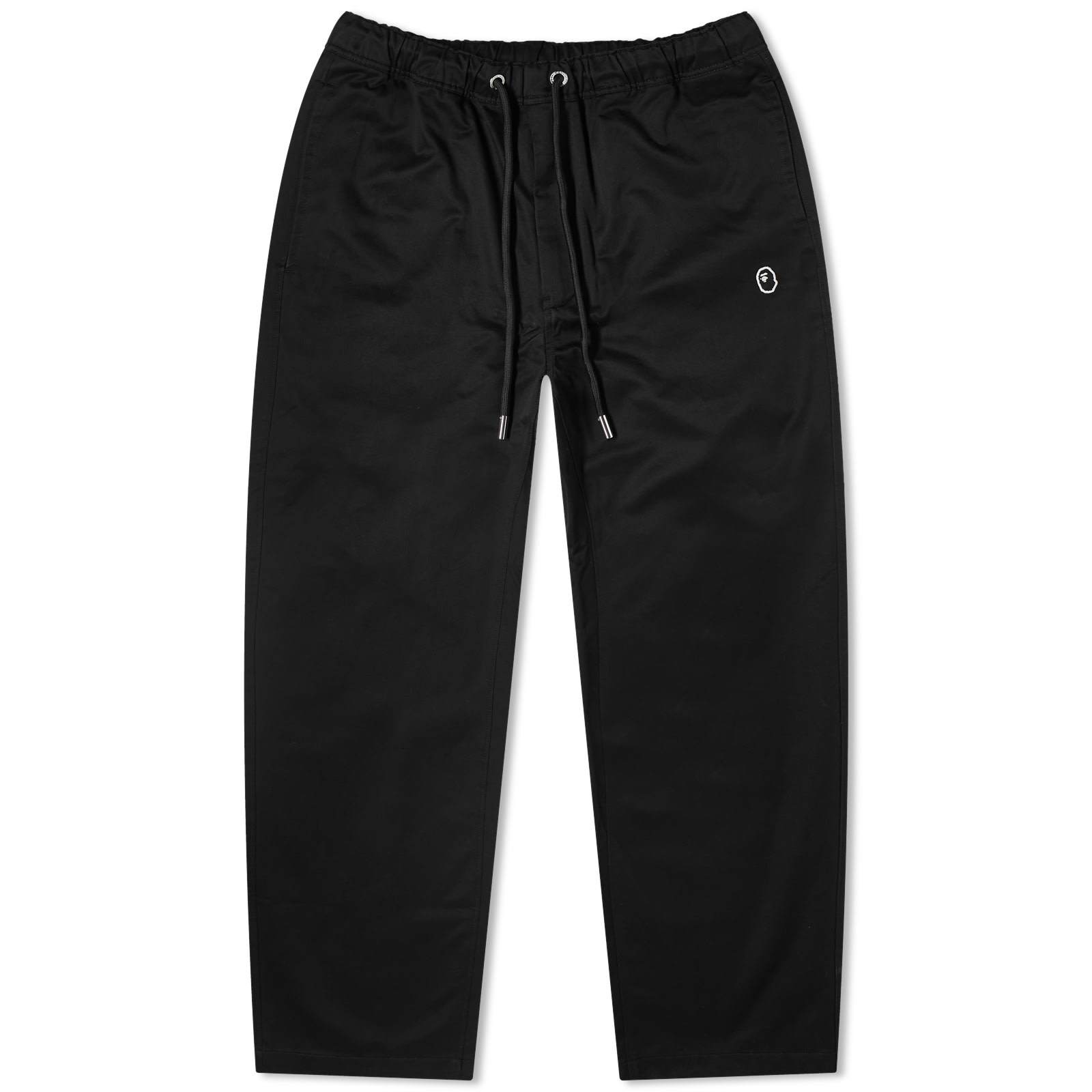 A・BATHING APE ブラック チノパン A Bathing Ape Men's One Point Easy Chino Pants Black