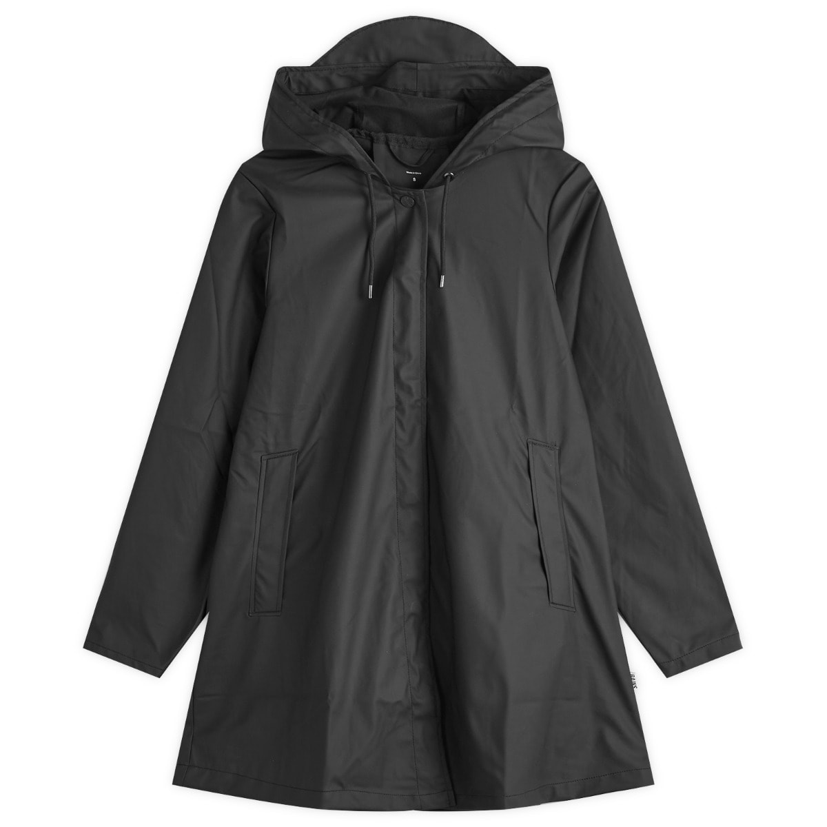 Rains Women's Black A-Line Rain Coat