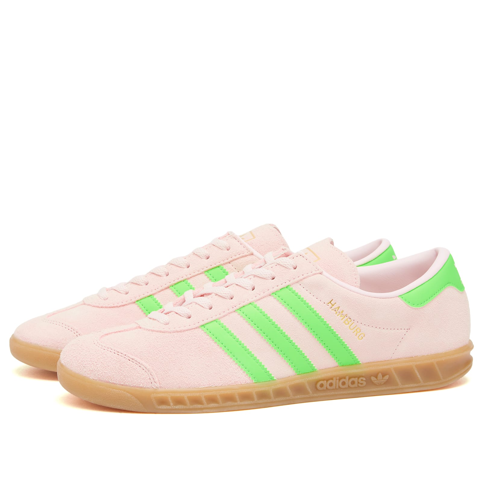 ★adidas★ Hamburg pink solar green JS0683 adidas WMNS Hamburg Clear Pink Solar Green JS0683 Women's