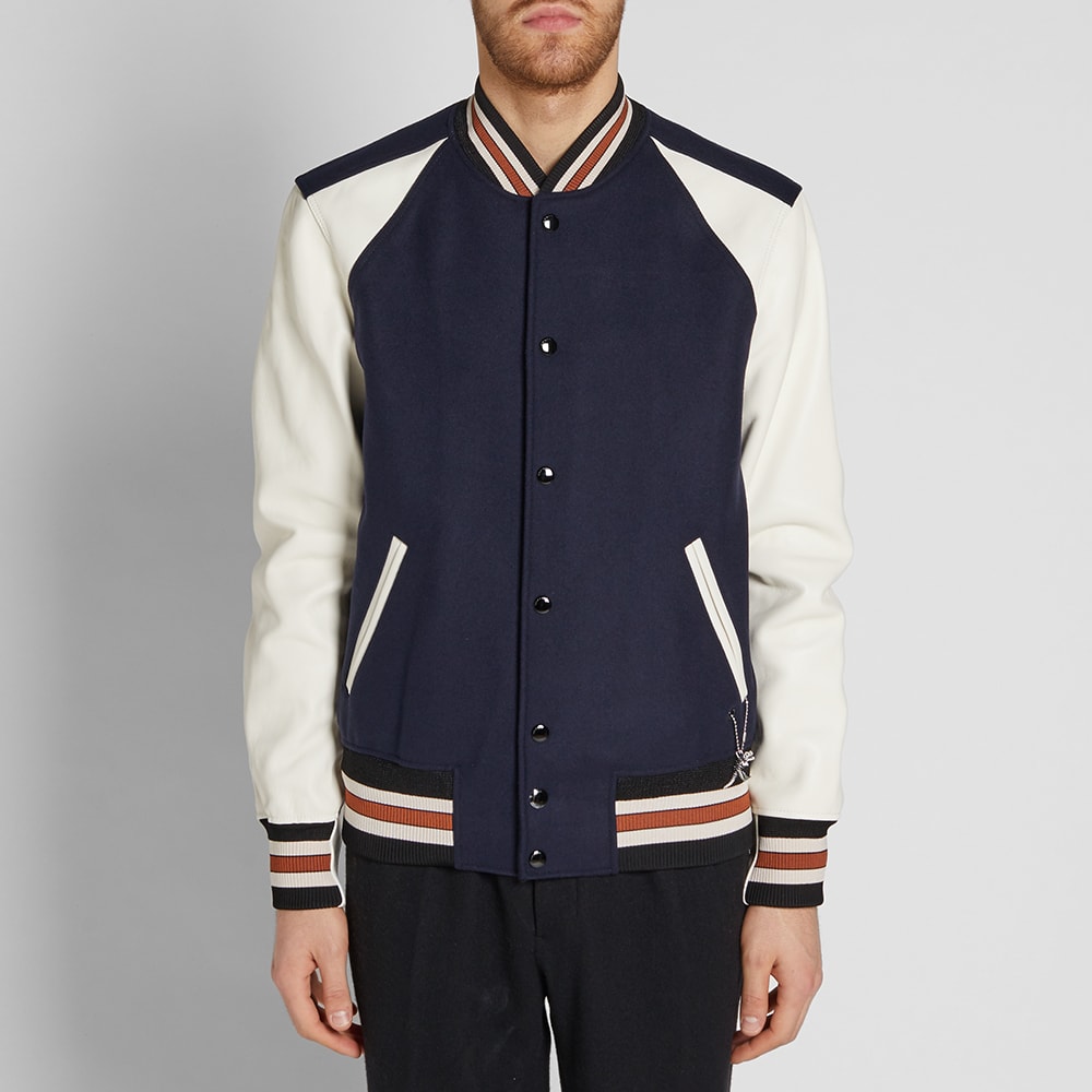 Coach Icon Varsity Jacket Navy & Chalk END. (US)