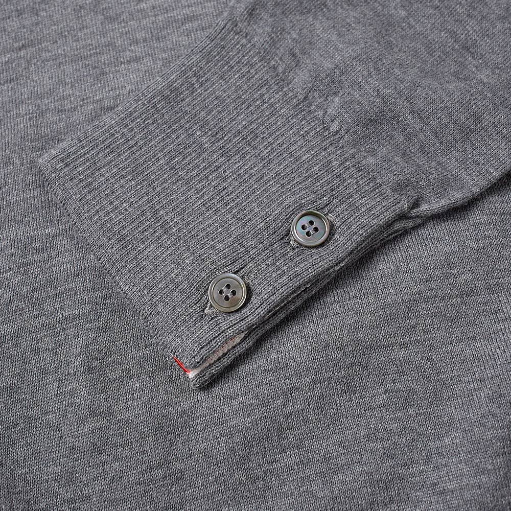 Thom Browne Classic Merino Crew Knit Medium Grey | END. (UK)