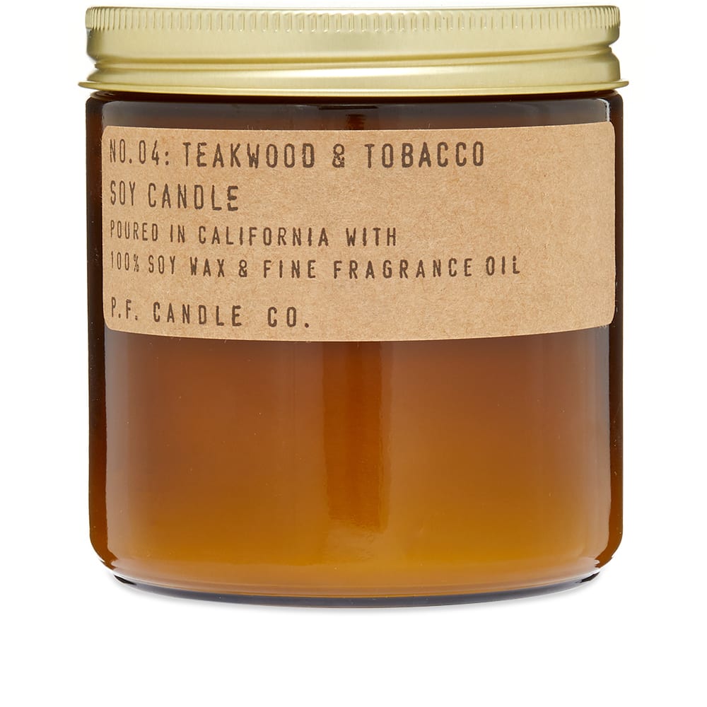 P.F. Candle Co No.4 Teakwood & Tobacco Large Soy Candle 354g END. (US)
