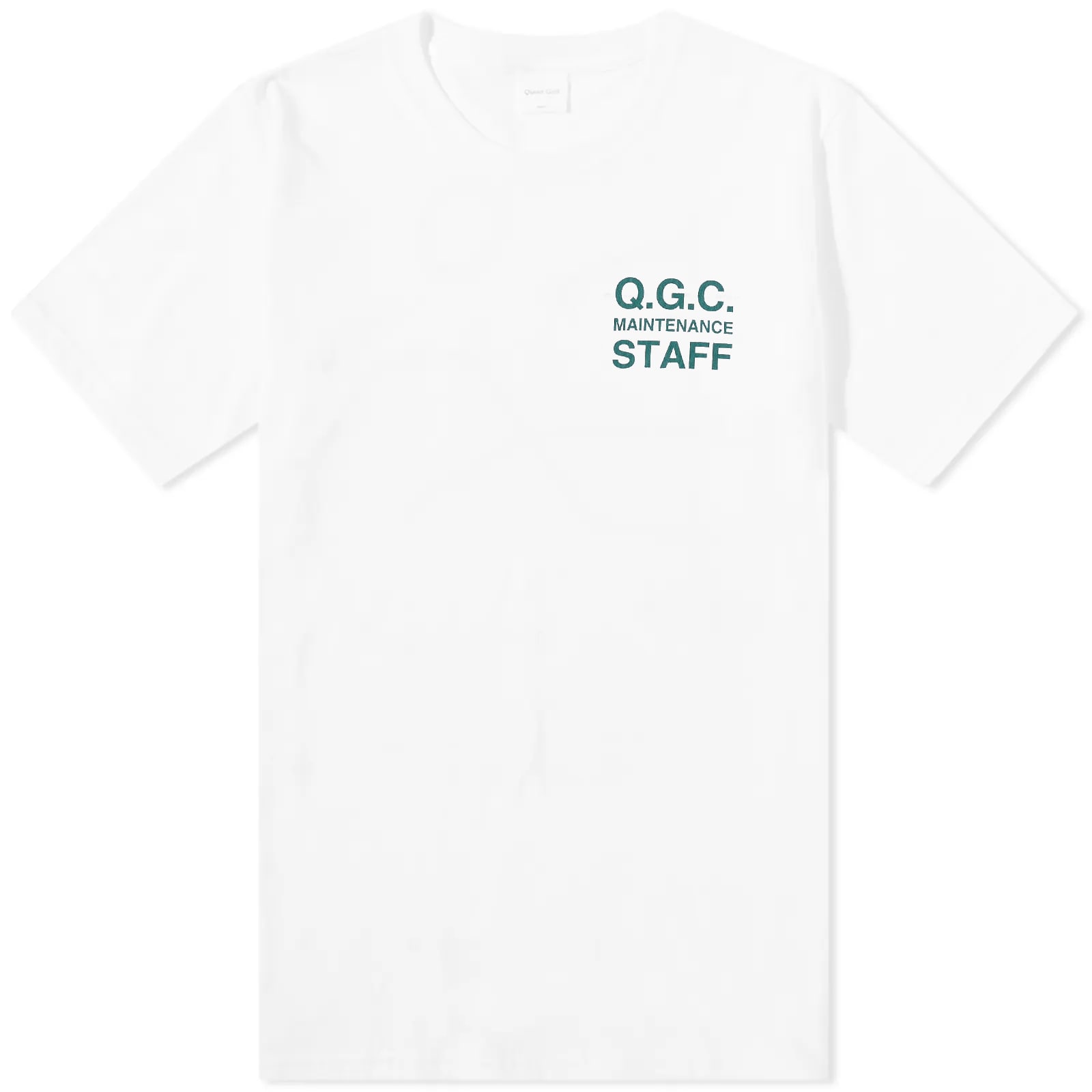 Quiet Golf Q.G.C. Staff Tee White END. (KR)