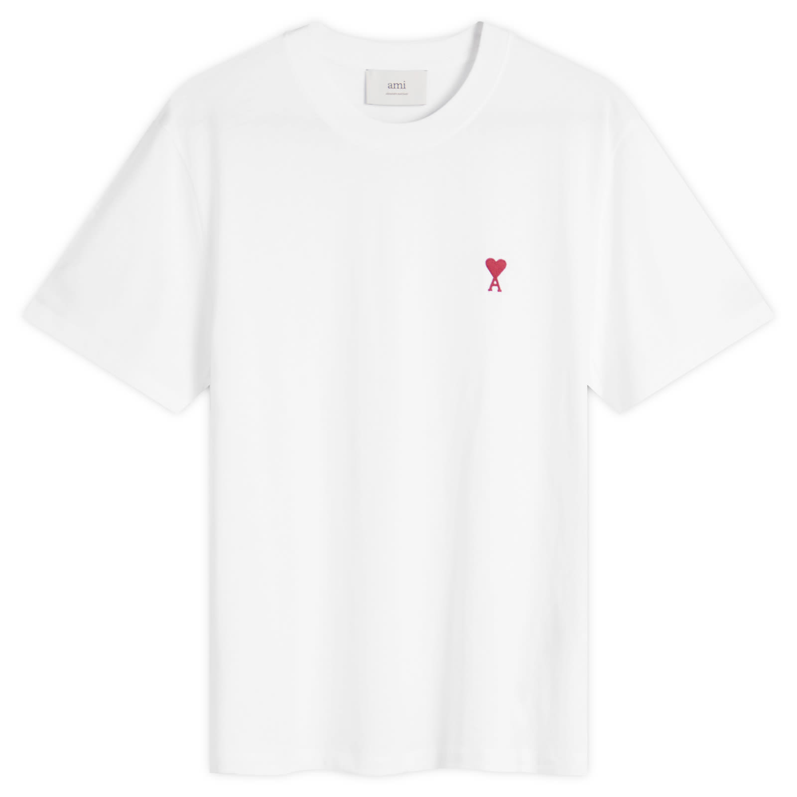 Tシャツ・カットソー AMI Paris Small Red ADC Classic T-Shirt AMI Paris Small Red ADC Classic T-Shirt White | END. (US)