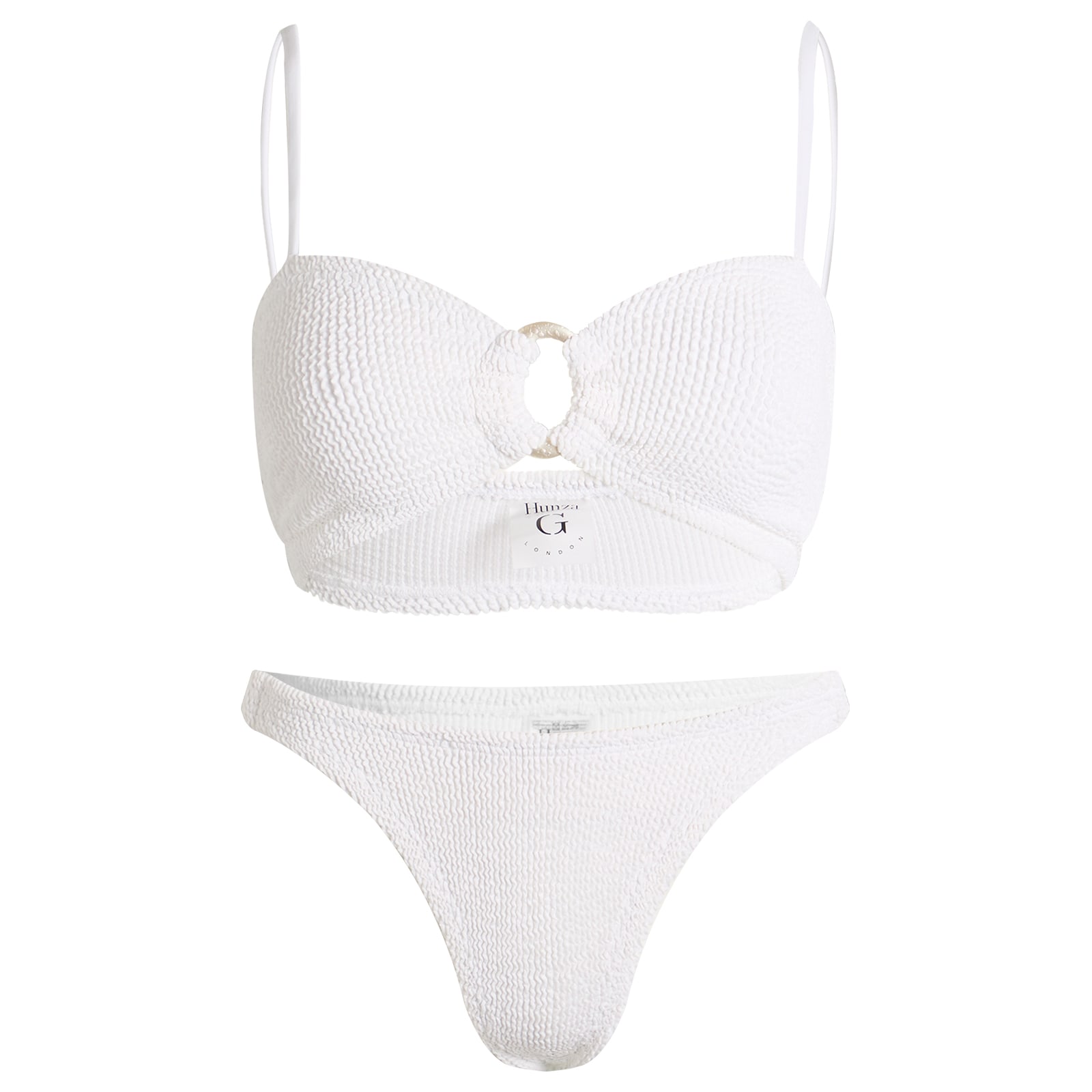 ビキニ Hunza G FW25 'Misty' bikini (MISTYBIKINI WHITE) Misty bikini in white - Hunza G | Mytheresa