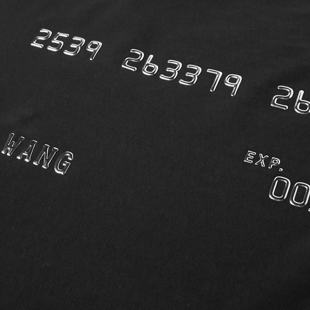 Alexander Wang Credit Card Decal Tee Black END TW 