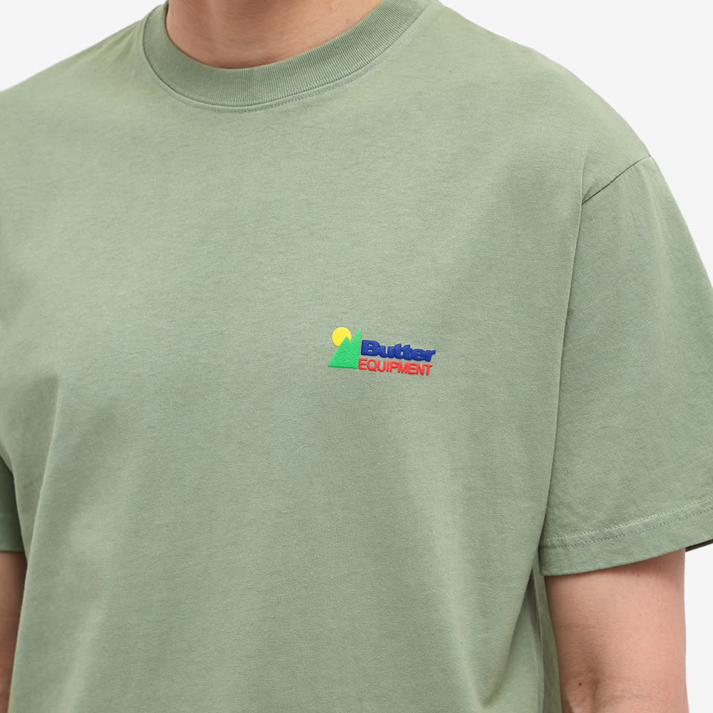 Butter Goods Equipment Pigment Dye Tee Washed Jade END. (CN)