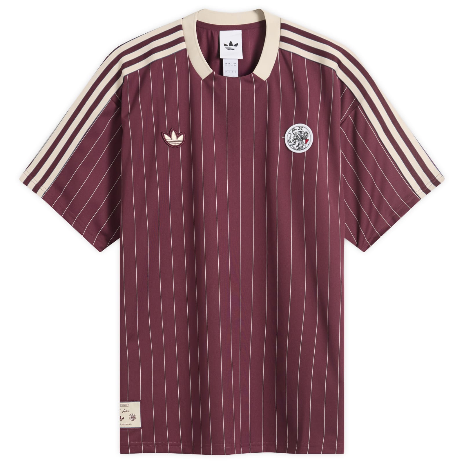 adidas Ajax Icon Jersey Top Victory Crimson | END. (US)