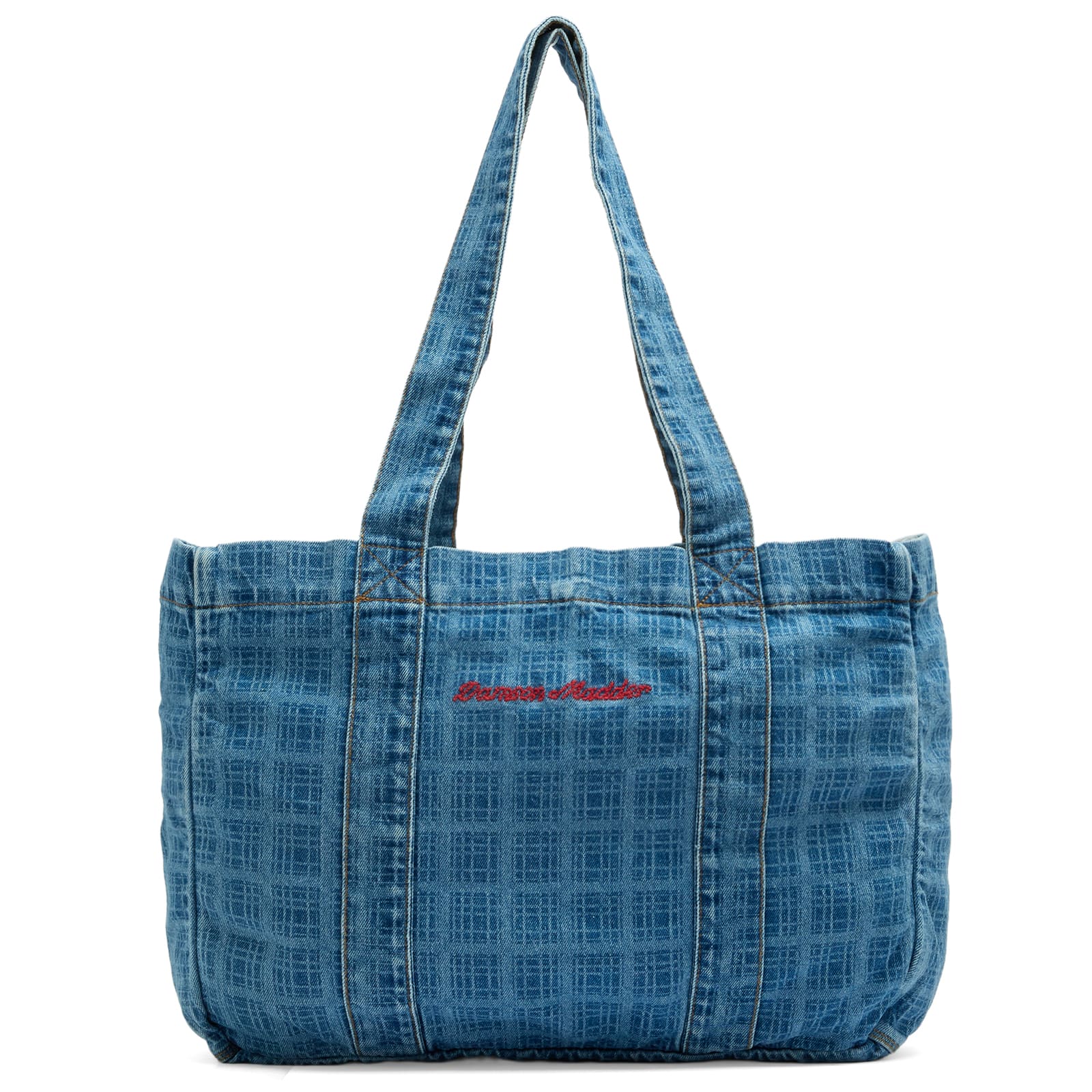 トートバッグ Damson Madder Denim Tote Bag Damson Madder Denim Tote Bag in Bow Laser | REVOLVE