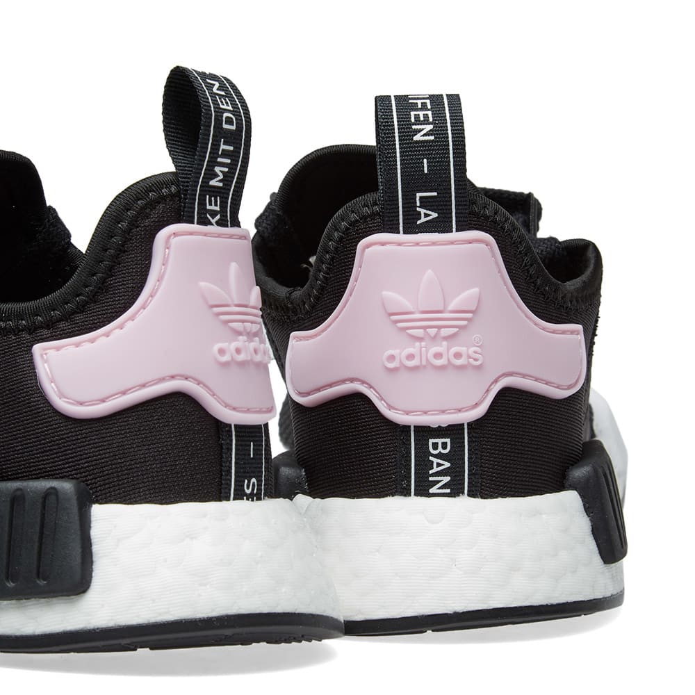 adidas nmd_r1 w core black & clear pink