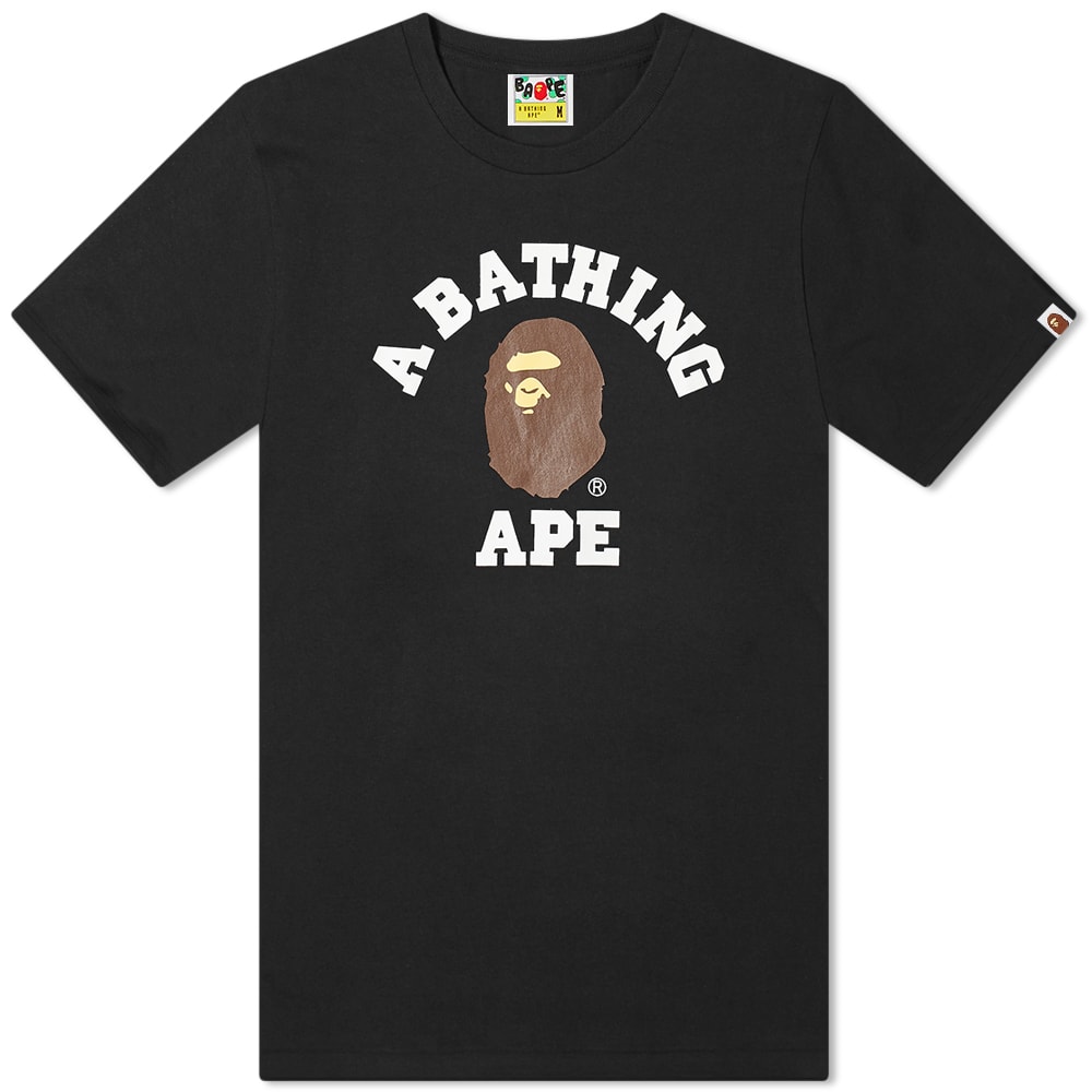 Bape college t shirt clearance