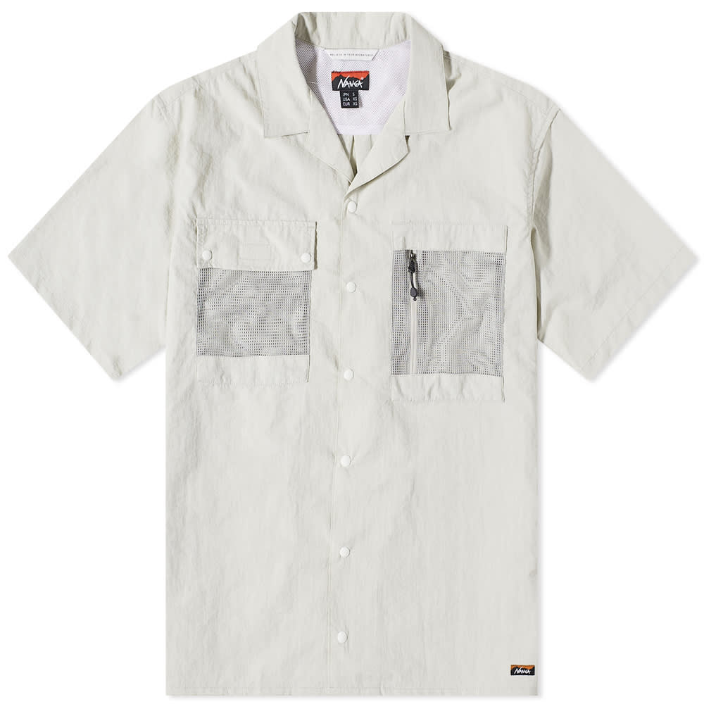 windandsea×NANGA TUSSER SHIPT Nanga Nylon Tusser Open Collar Shirt - Men's - Clothing