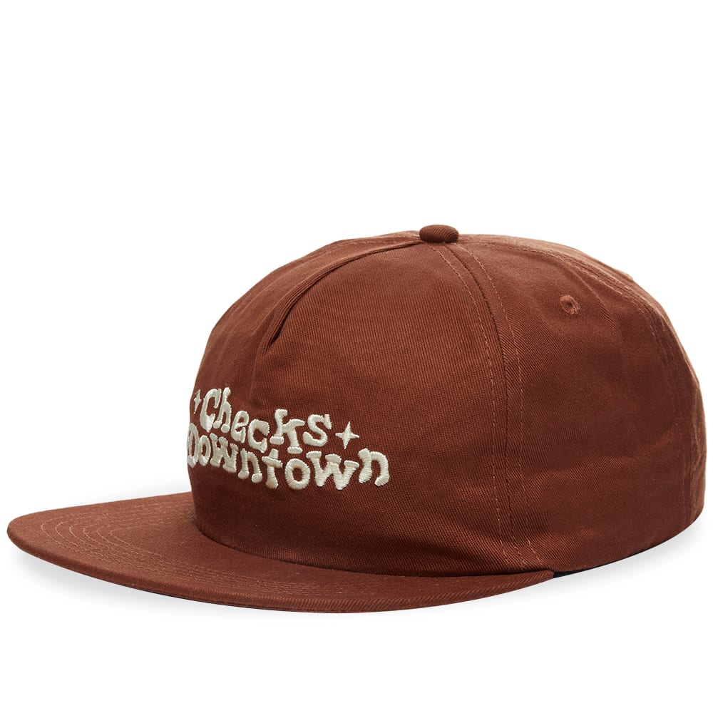 Checks Downtown Wool Two Tone Ball Cap Cream & Chocolate END. (DK)