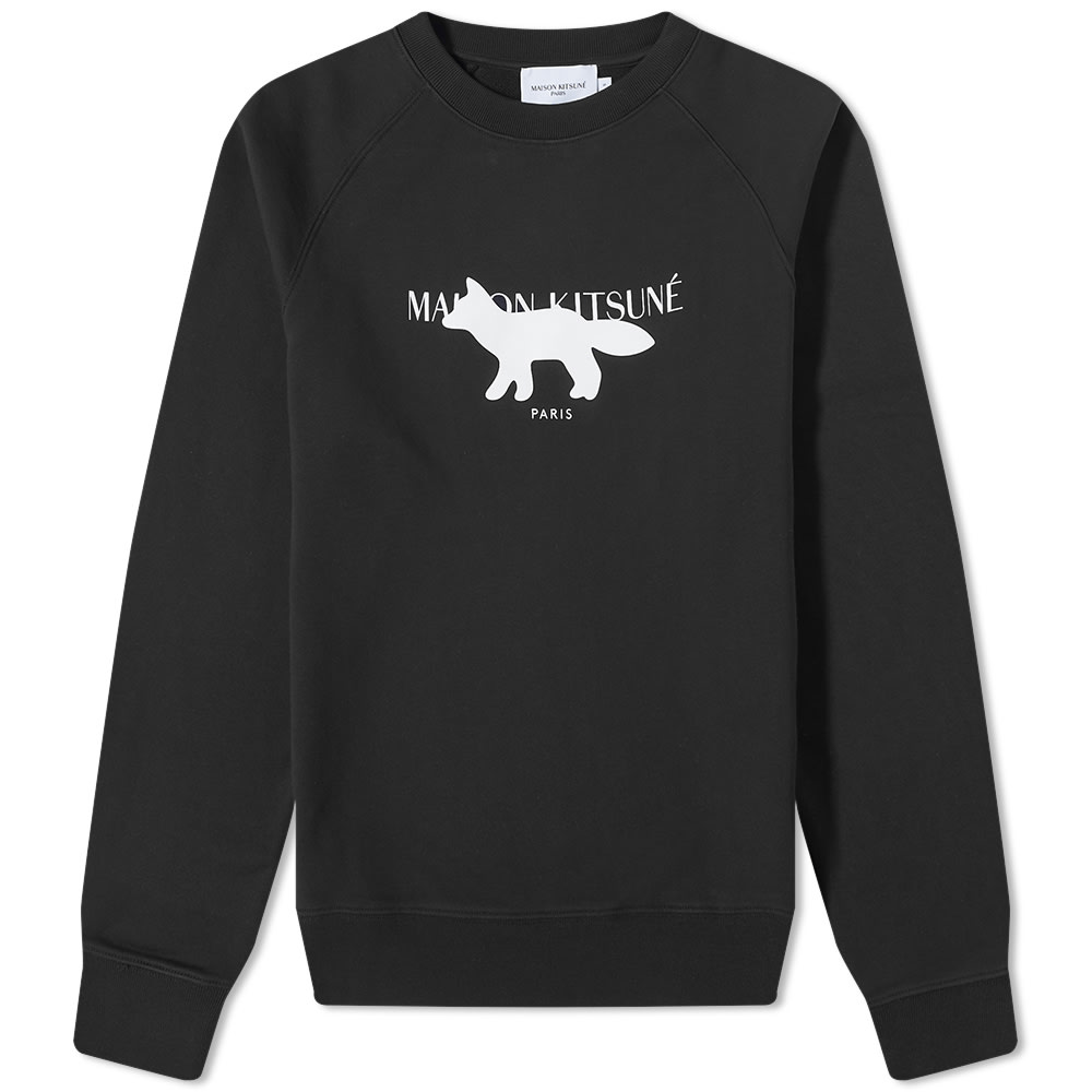 ★【MAISON KITSUNE】★Profile Fox Stamp Clean Sweatshir.t★ PROFILE FOX STAMP CLEAN SWEATSHIRT | Maison Kitsuné