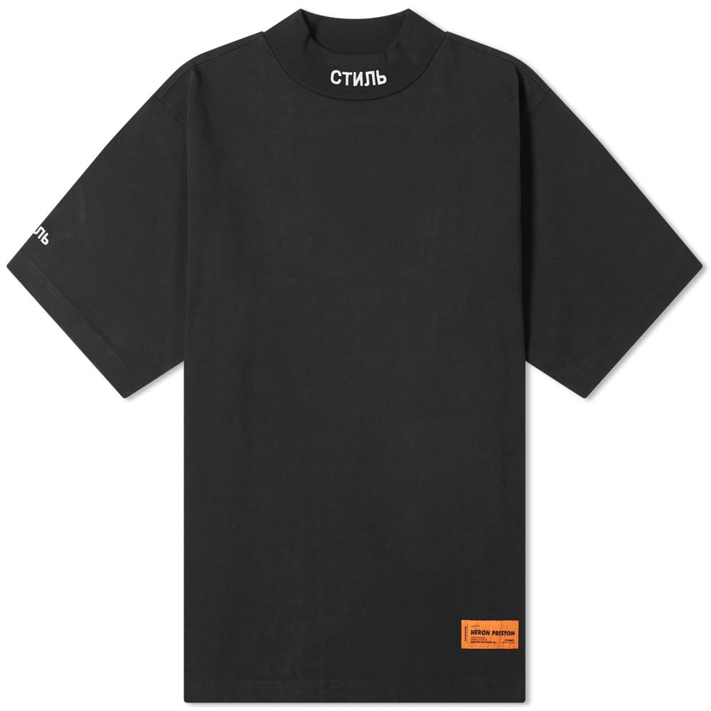 Heron Preston Turtleneck CTNMB Tee Black END.