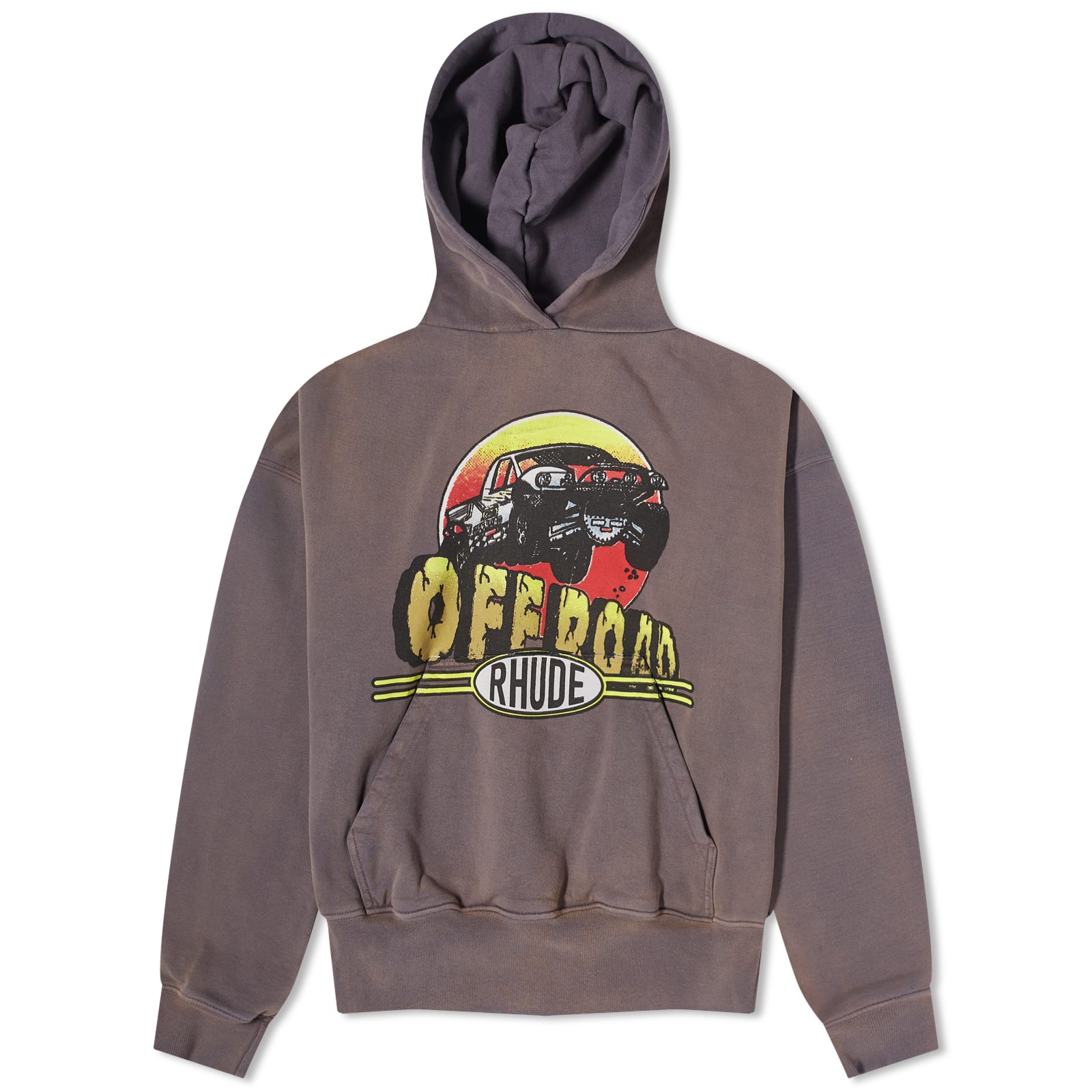 RHUDE ロゴ Off Road パーカー Rhude Off Road Hoodie Vintage & Grey | END. (NZ)
