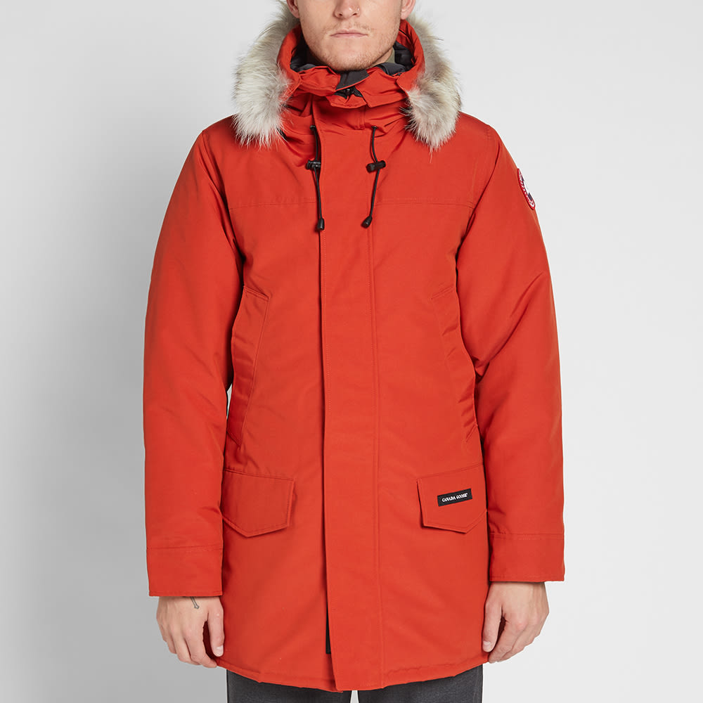 Canada goose langford shop parka red jasper