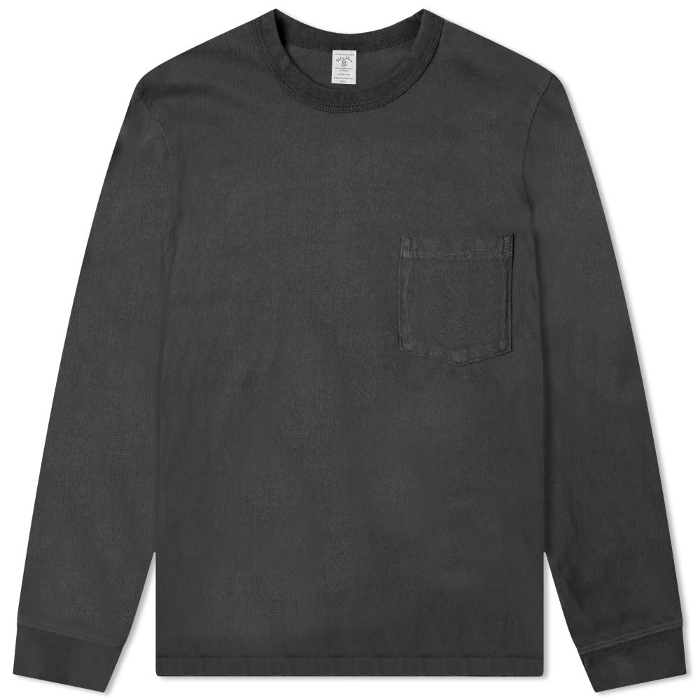Velva Sheen Long Sleeve Heavyweight Pocket Tee Black END. (US)