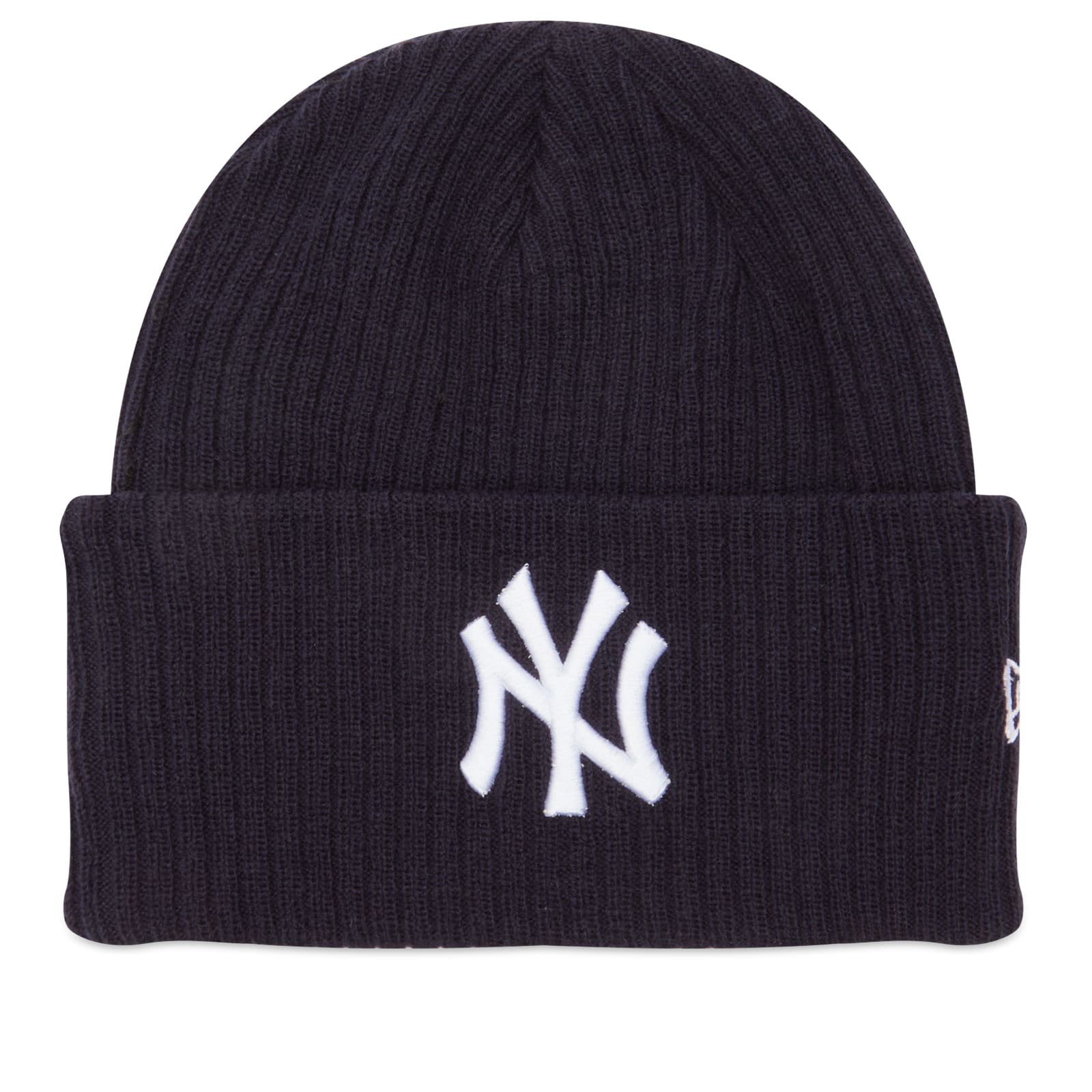 New Era New York Yankees Wide Cuff Beanie Hat Navy New Era New York Yankees Wide Cuff Beanie Hat Navy