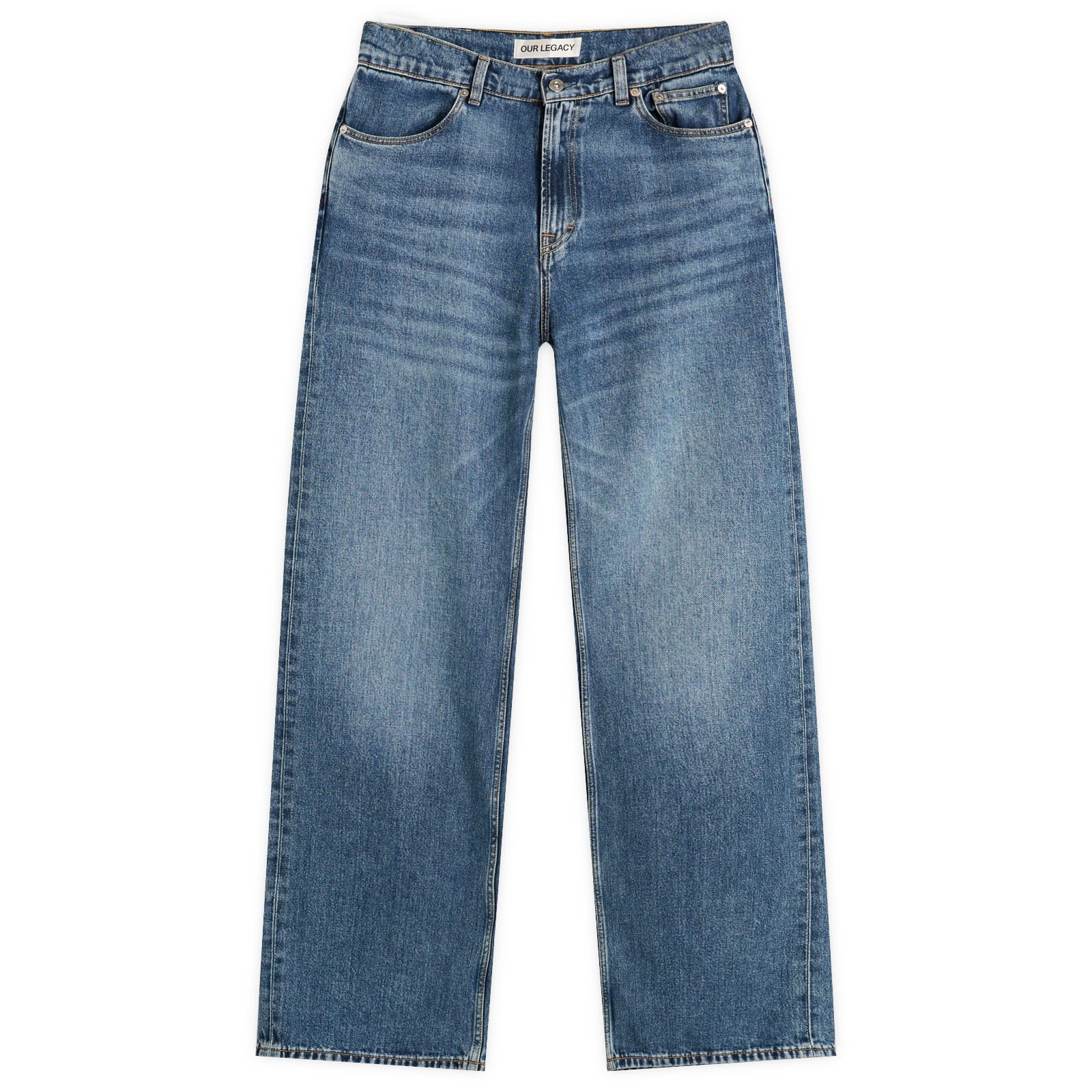 Our Legacy Men's Third Cut Jeans Ash Dust Chain Twill - Curated