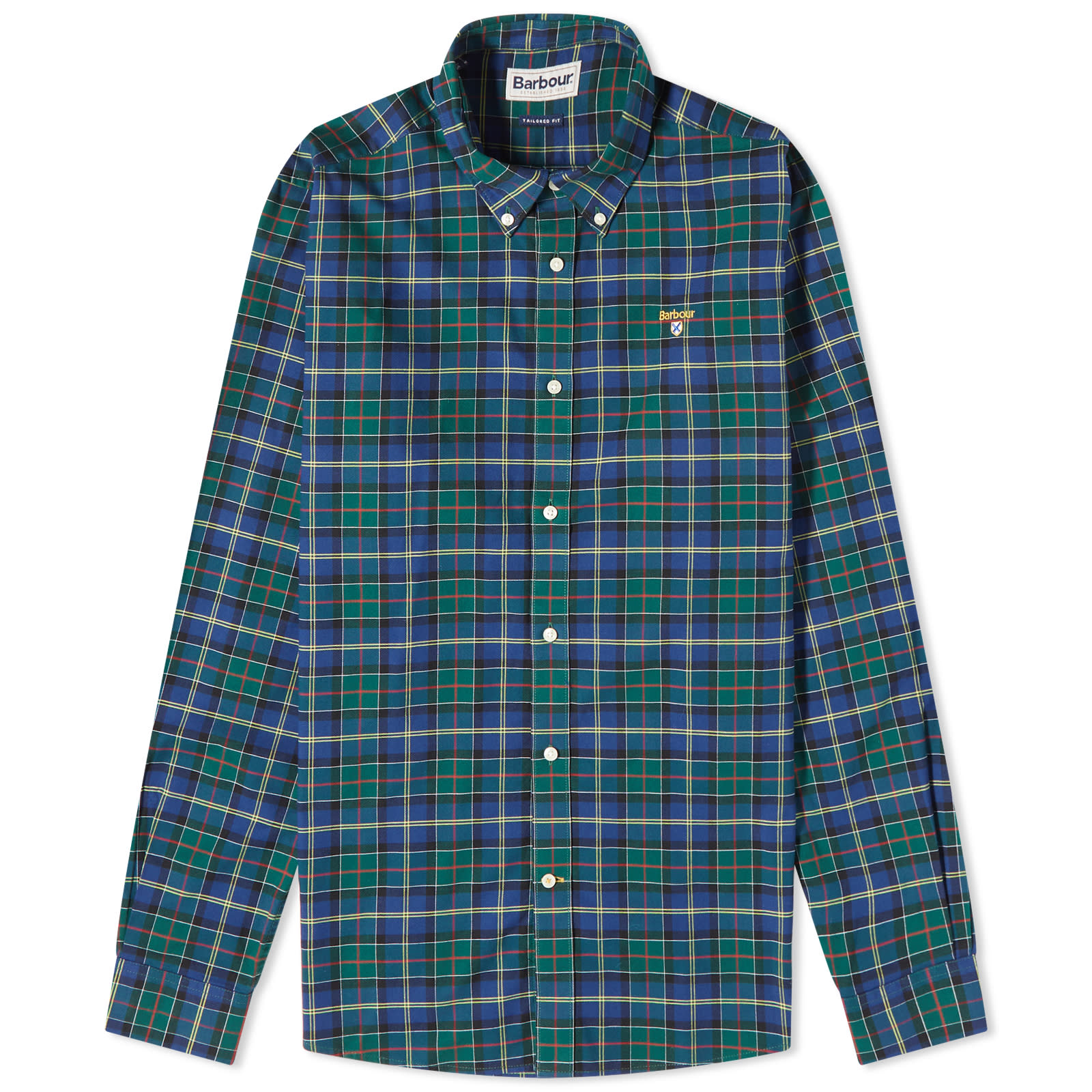 Barbour Oxbridge Tartan Tailored Shirt Ivy Tartan (SG)