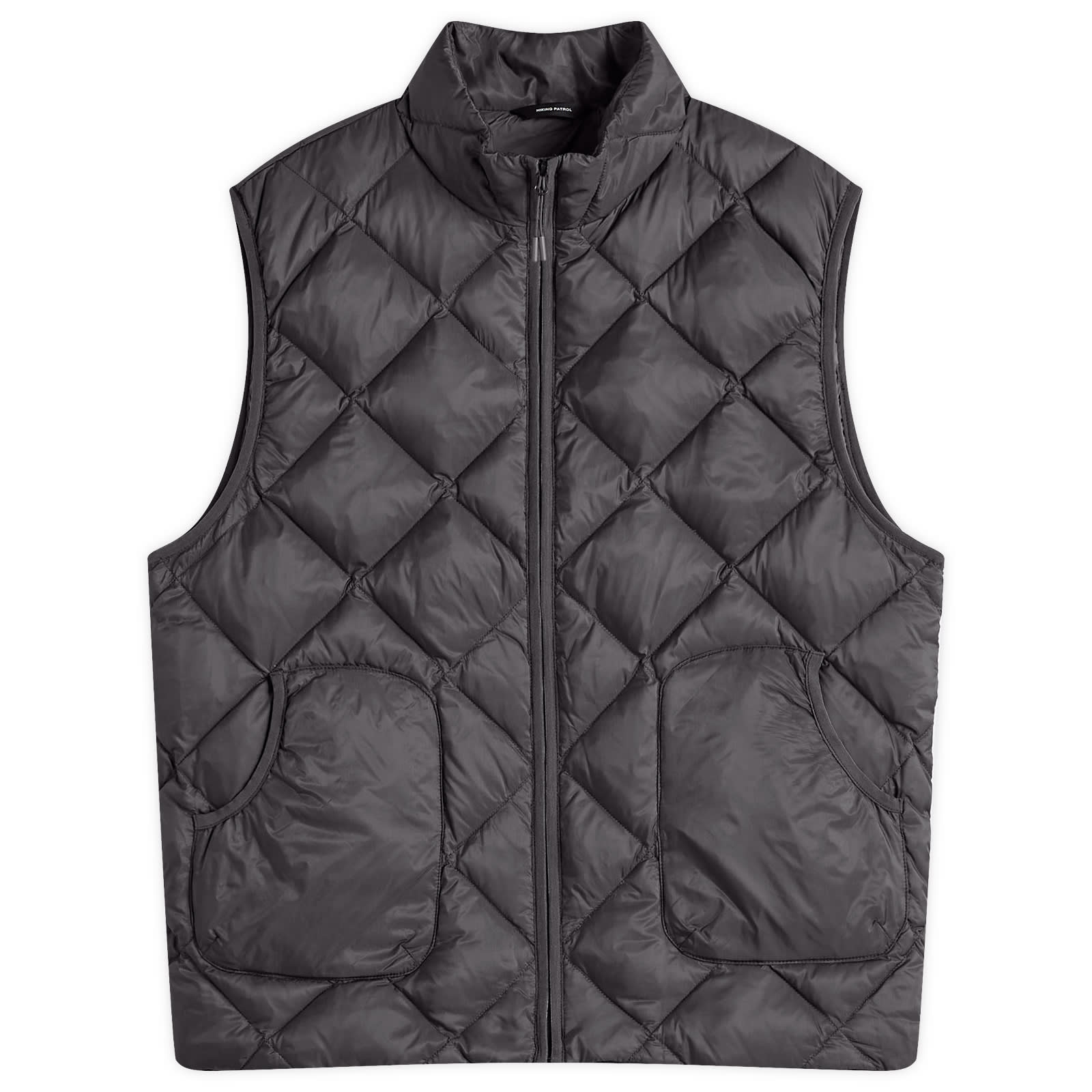 Hiking Patrol — Hiking Patrol Men's Base LT Down Vest in Charcoal Black, Size Medium