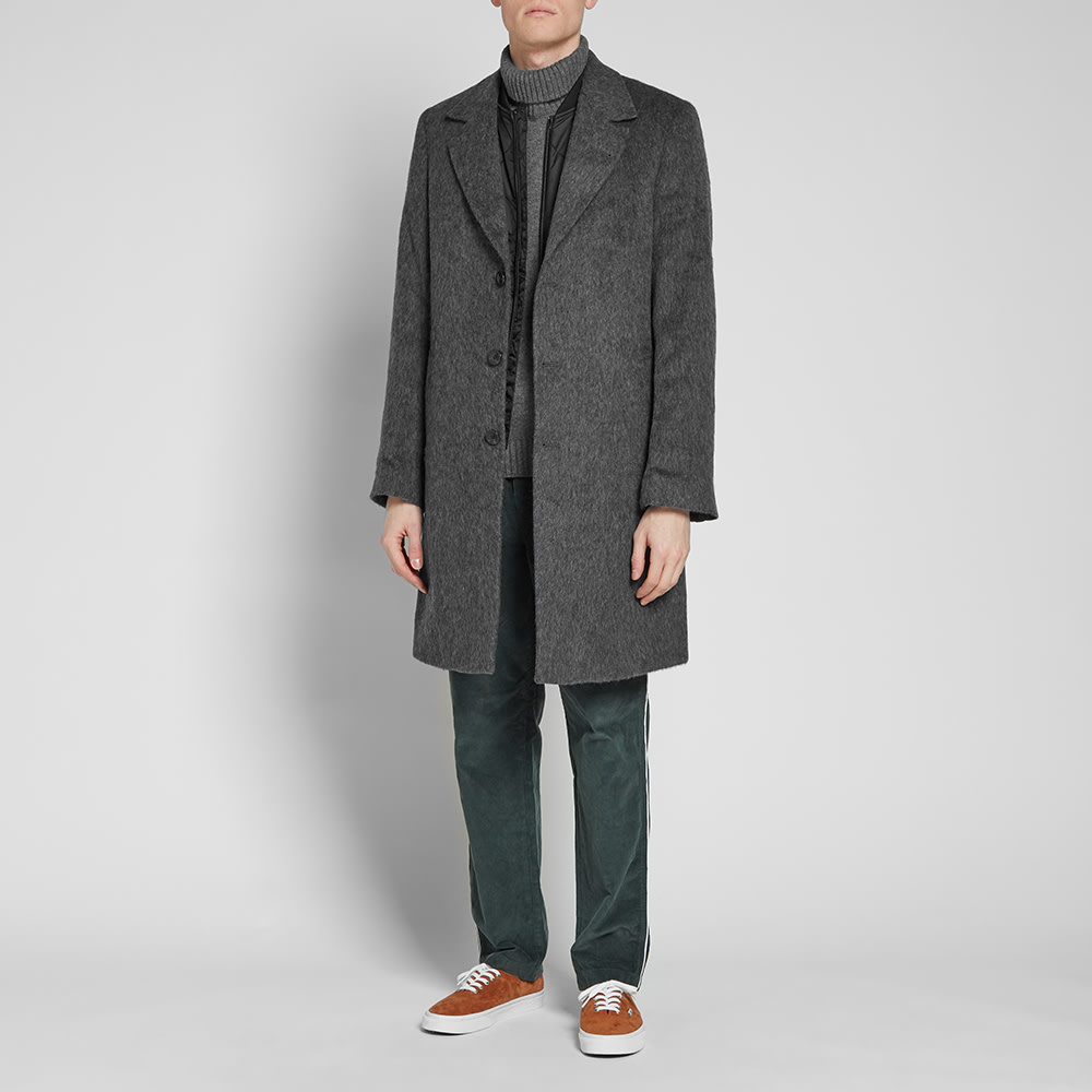 Très Bien Classic Mohair Coat Grey | END.