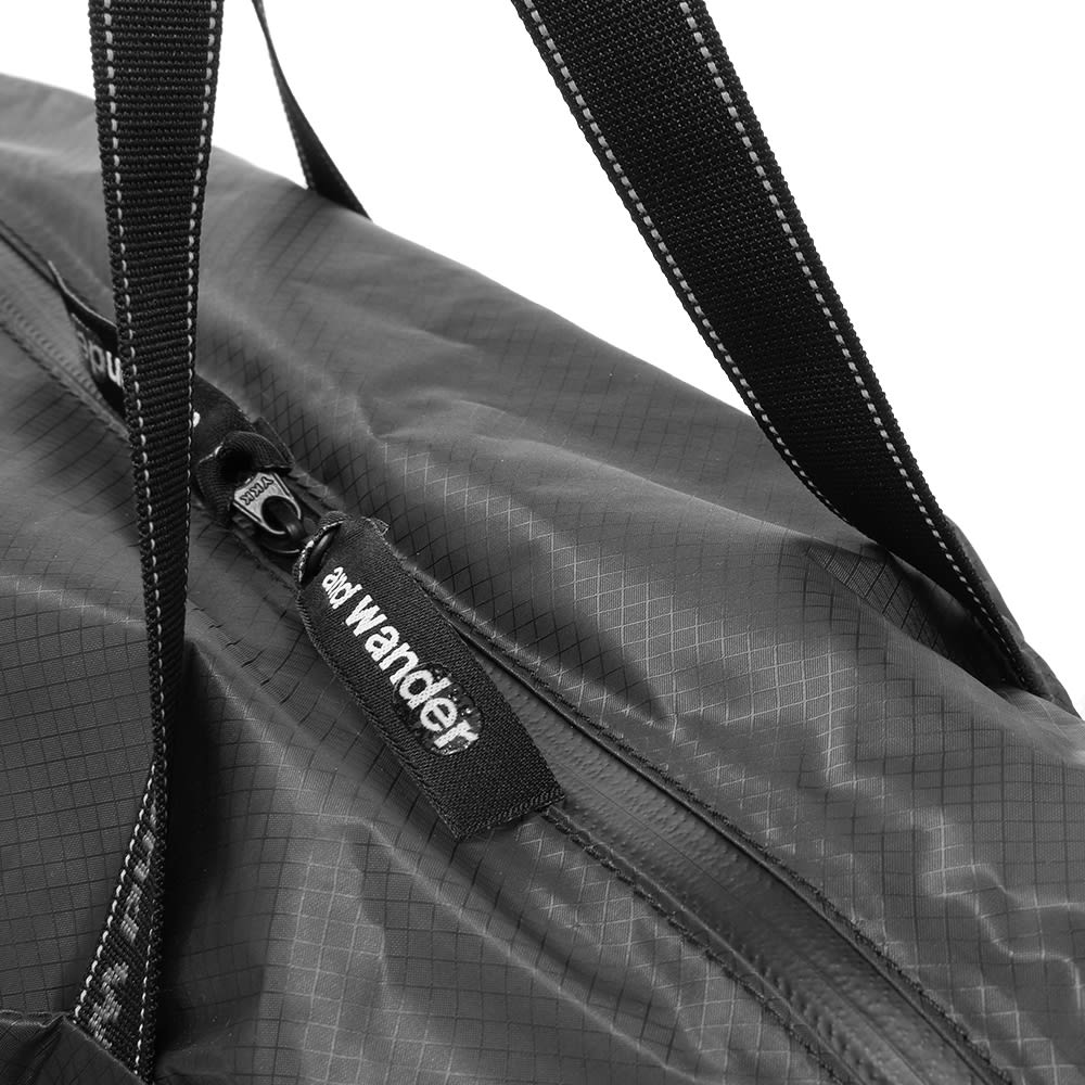 and wander Sil Tote Bag Charcoal END. (US)