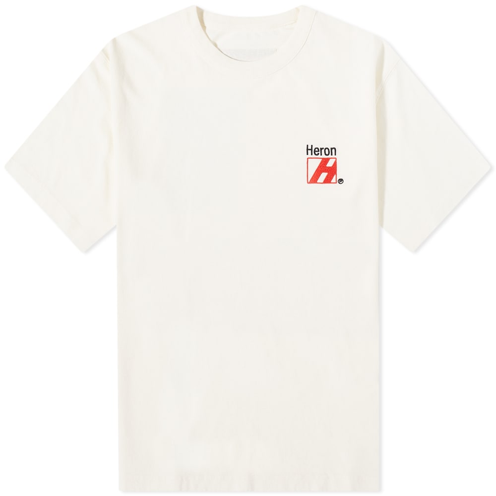 【関税込み】Heron Preston オフホワイト NYC Censored Tシャツ Heron Preston Censored Heron SS T-Shirt White/Light/Blue