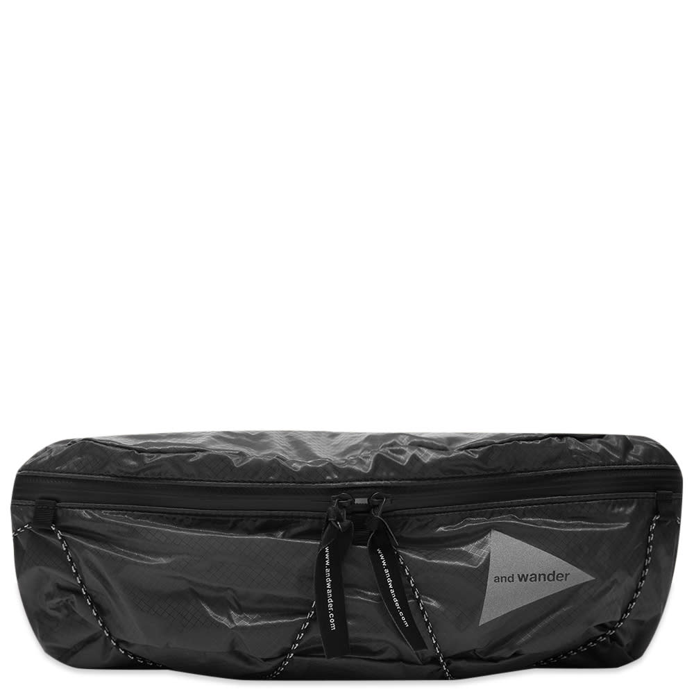 and wander Sil Waist Bag Charcoal END. (AU)