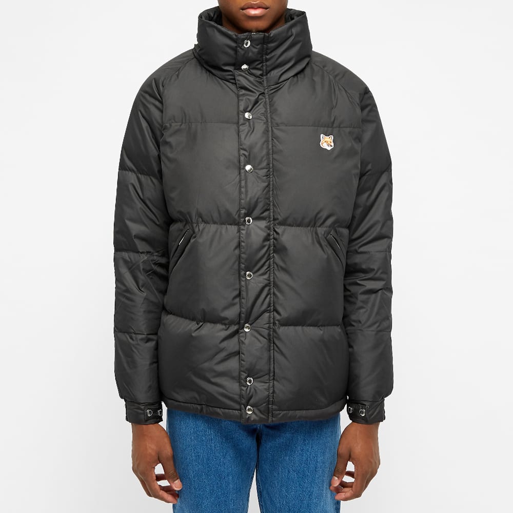 Maison Kitsuné Fox Head Down Jacket Black | END. (US)