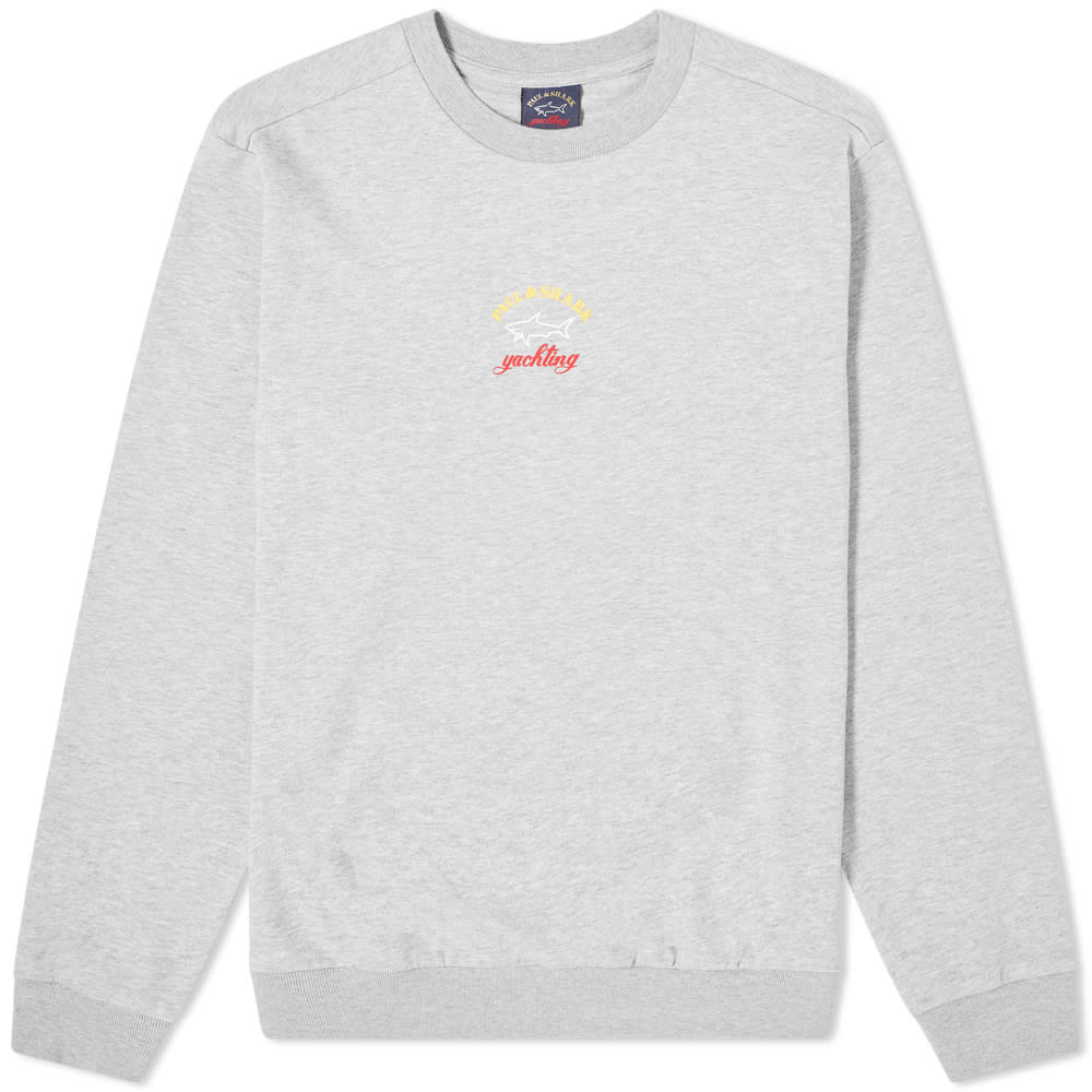 Offering a sleek sophisticated take on the classic crew sweat, Paul & Shark show off their Italian expertise with this soft cotton style. Cut from a warming cotton loopback, the popover piece is perfect for those relaxed days off. Adding a flourish of colour to the chest, the luxury brand’s yellow and red retro-style print is boldly stamped front and centre, whilst ribbed trims adorn the outer for a snug fit.

100% Cotton
Loopback Jersey
Printed Branding
Ribbed Trims 
Made in Italy