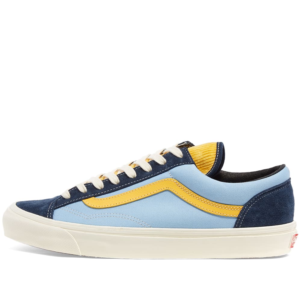 vans style 36 blue yellow