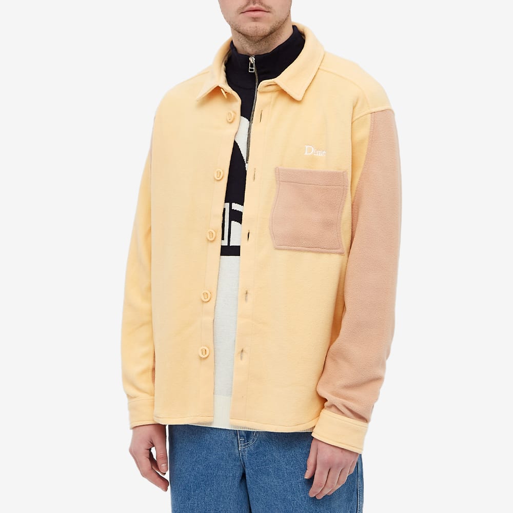 Dime polar fleece button up shirt clearance