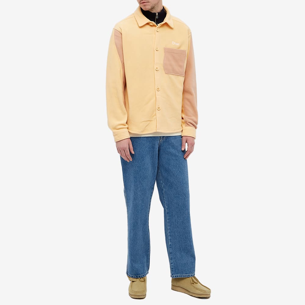 Dime polar fleece button up shirt clearance