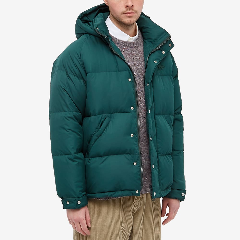 Maison Kitsuné Fox Down Jacket Dark Green | END. (US)