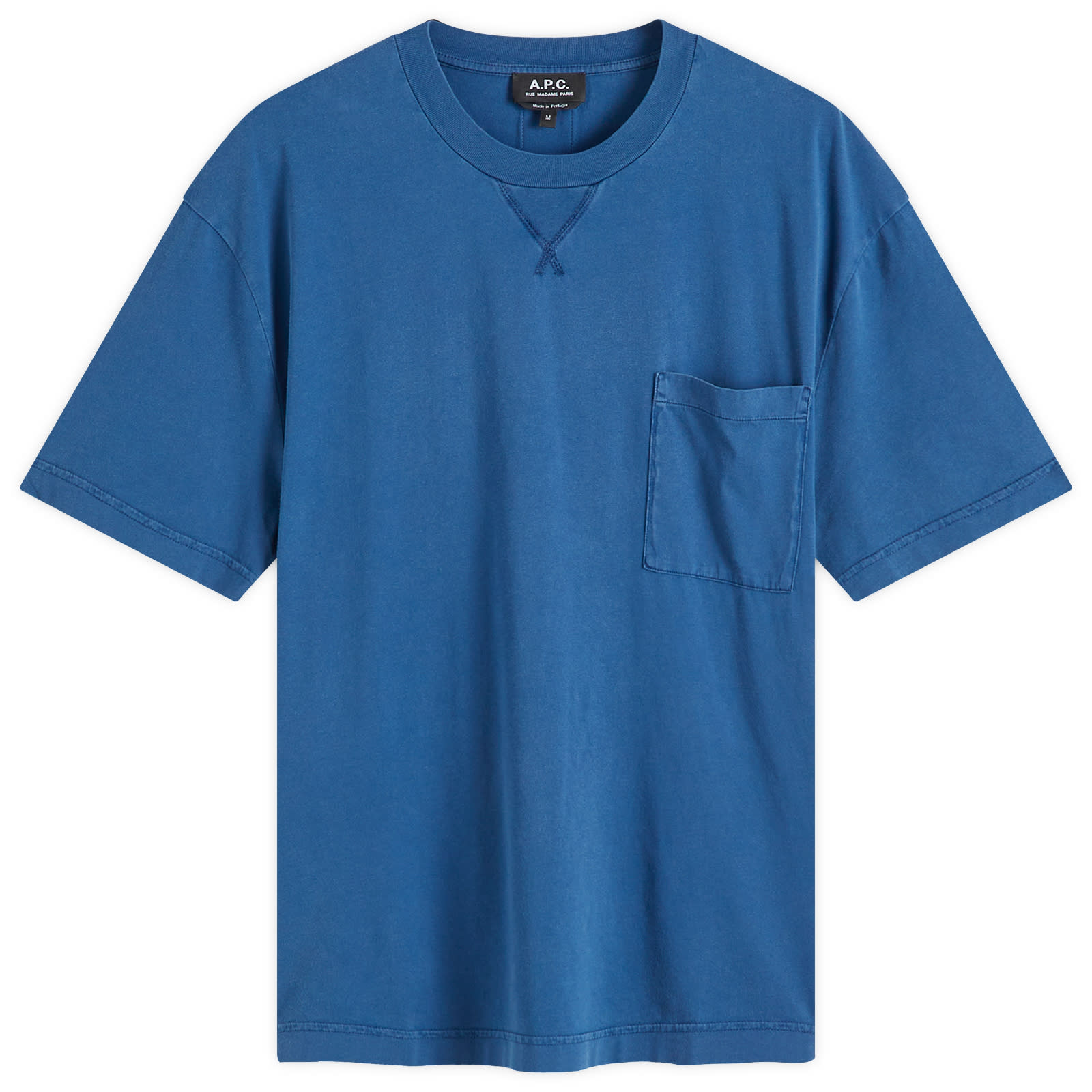 A.P.C. Men's Auguste Nature Logo T-Shirt Heathered Grey