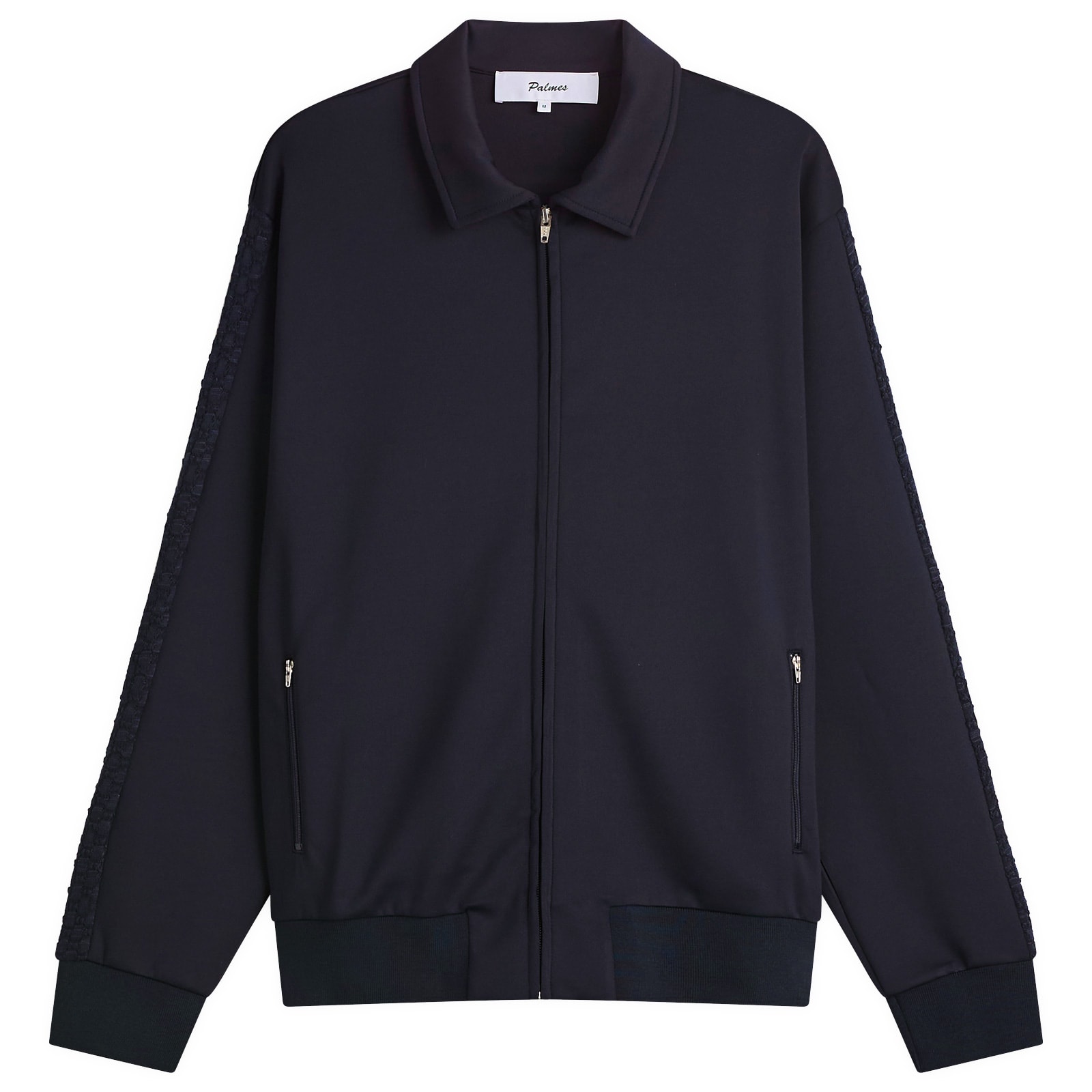 Palmes Men's Tricot Track Jacket in Navy, Size Medium