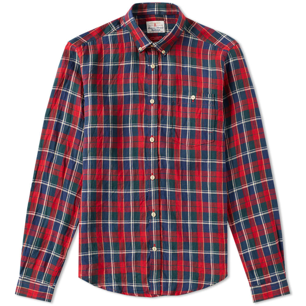Perfectly fitting with the Barbour tartan design, the William shirt has been styled in a range of highland checks. Constructed from 100% linen, the fabric is lightweight and breathable in its design, perfect for an easy layering piece or in the warmer transitional months.

100% Linen
Highland Check
Button Down Collar
Single Chest Pocket
Curved Hem
Style Code: MSH3635RE33