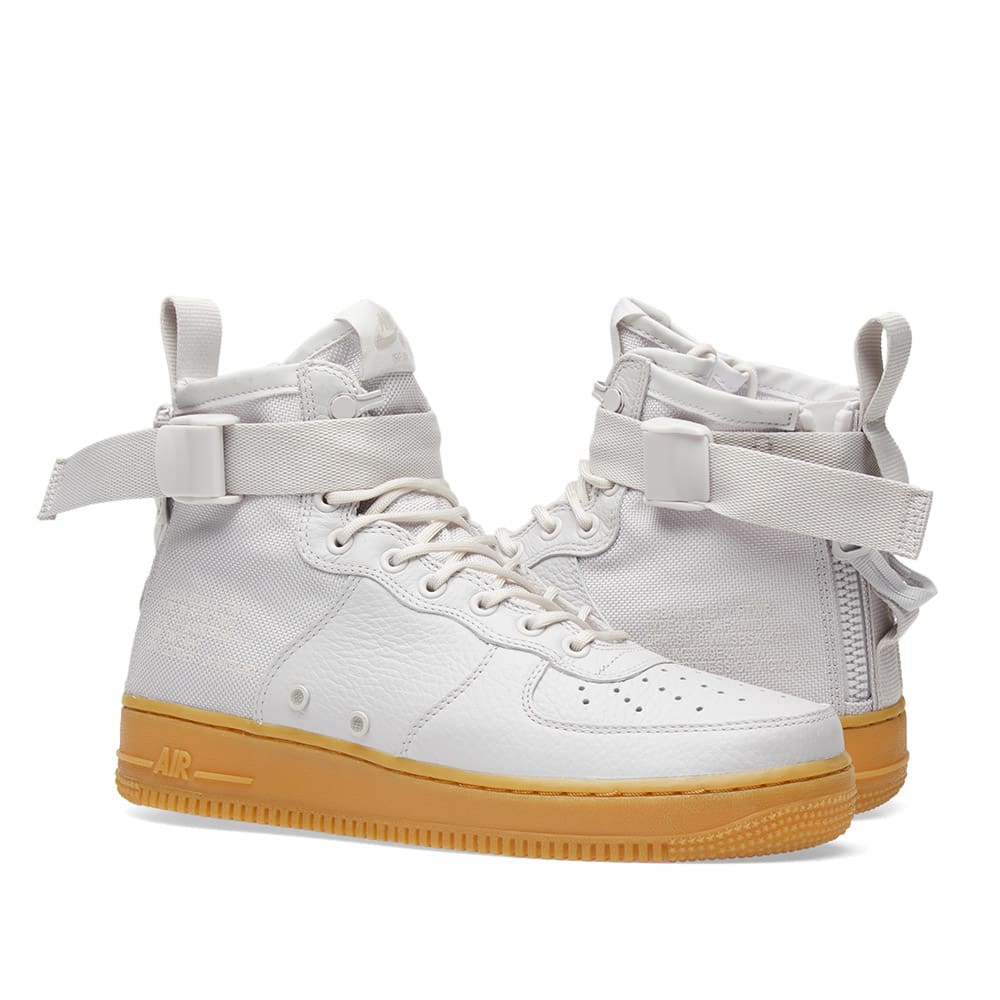 Nike SF AF1 Mid W Vast Grey & Gum Light Brown | END. (US)