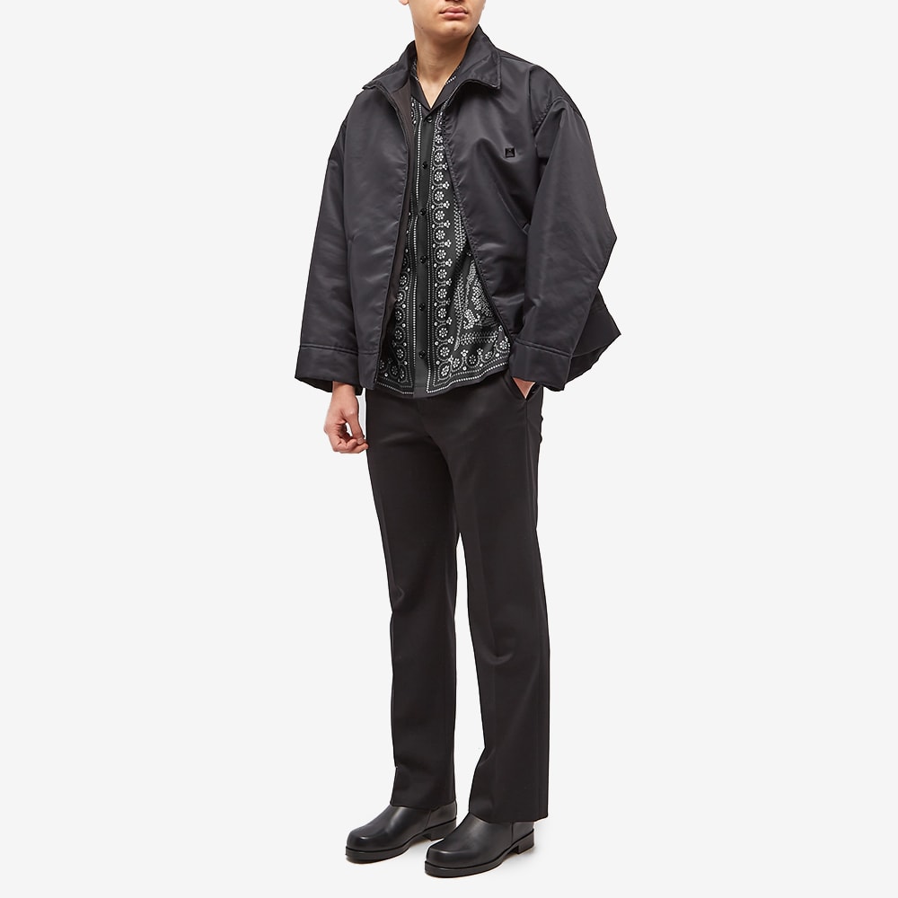Versace Repeat Baroque Print Vacation Shirt Black & Grey END. (US)