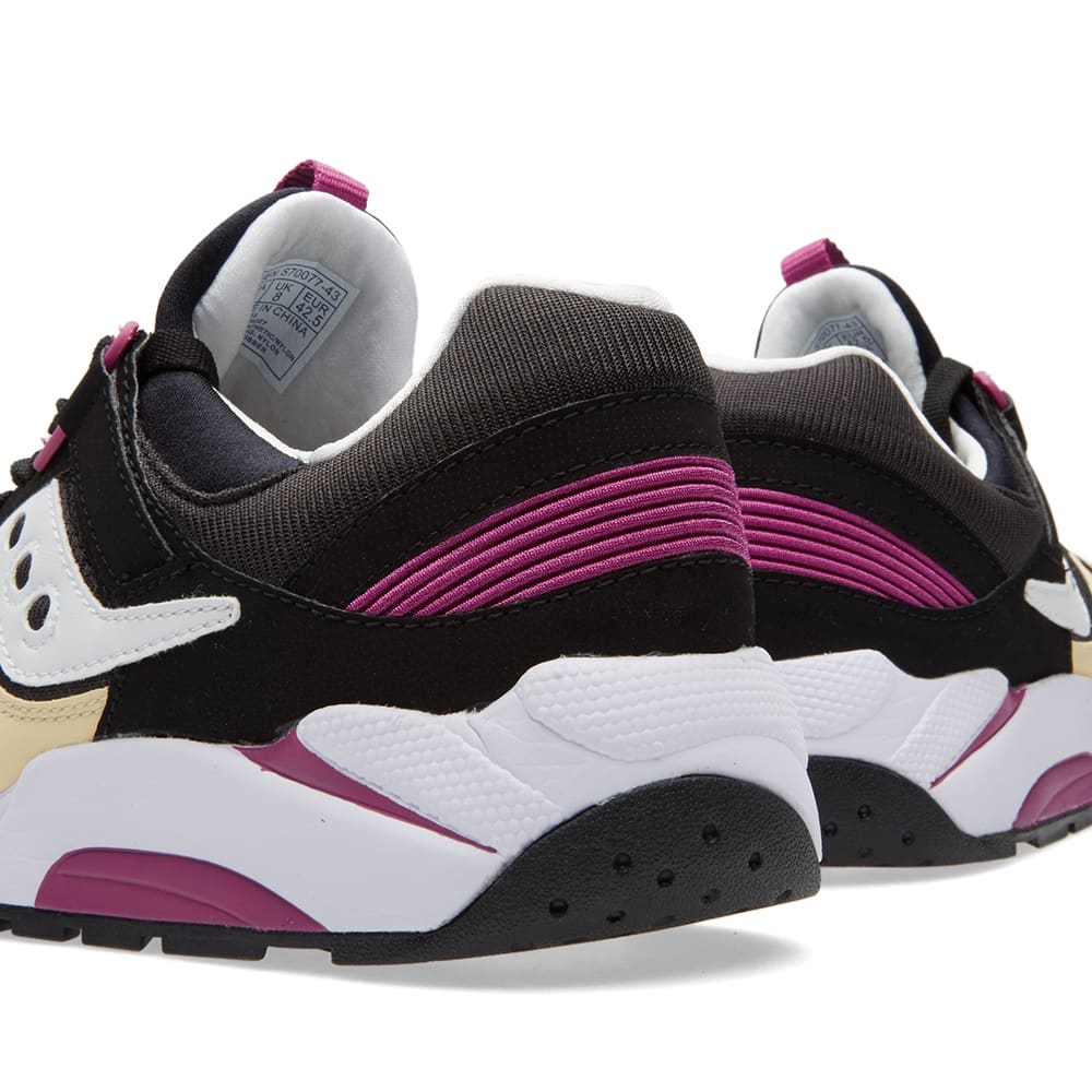 saucony grid 9000 black cream