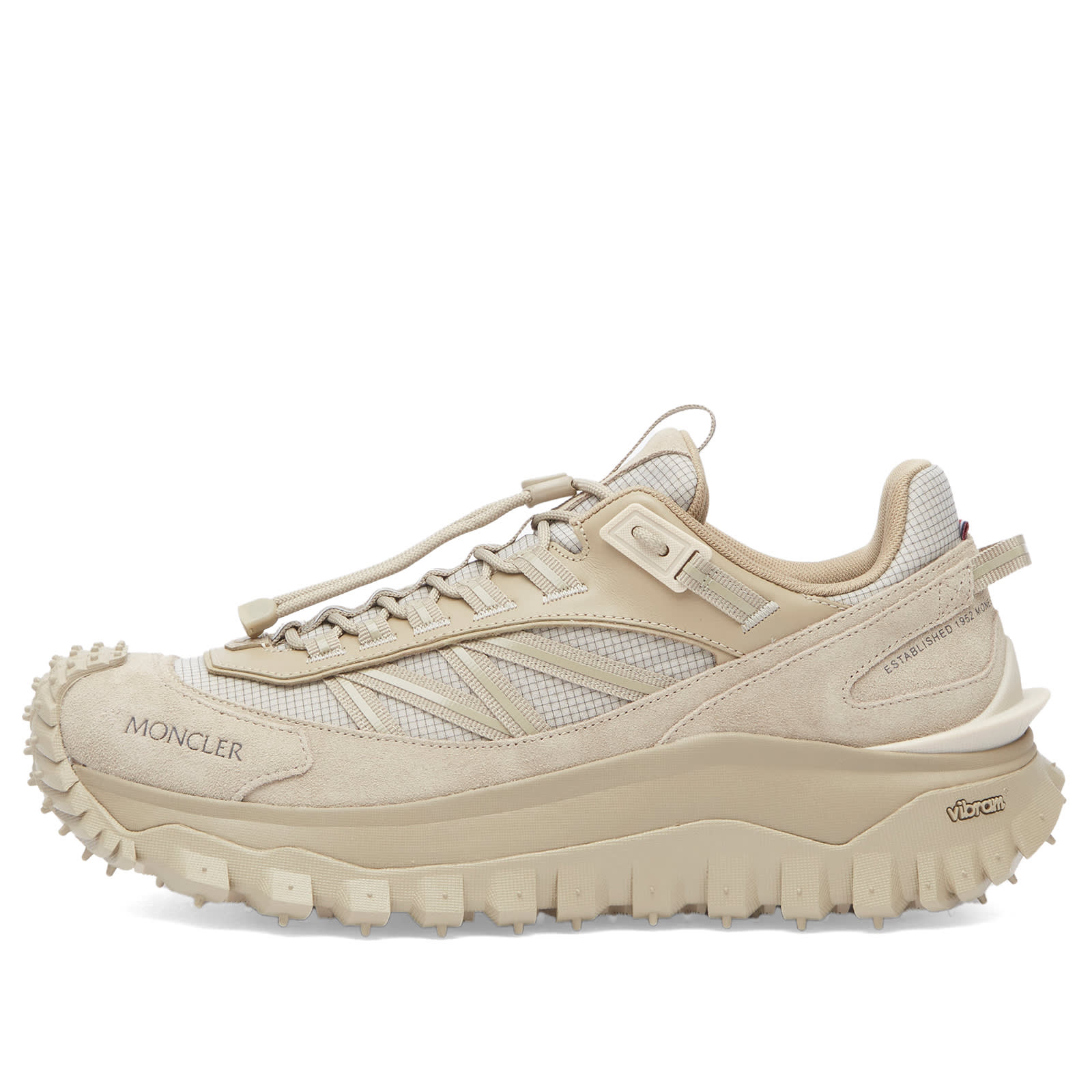 MONCLER｜ (4M00100 M5552 23S) Moncler Trailgrip Low Top Sneakers Beige | END. (US)